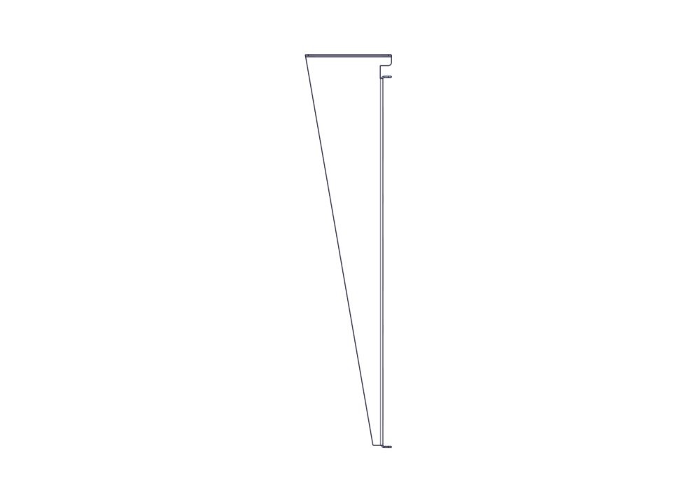 Фиксированная полка Systeme Electric, серия Uniprom, 2U, 450мм, до 15кг