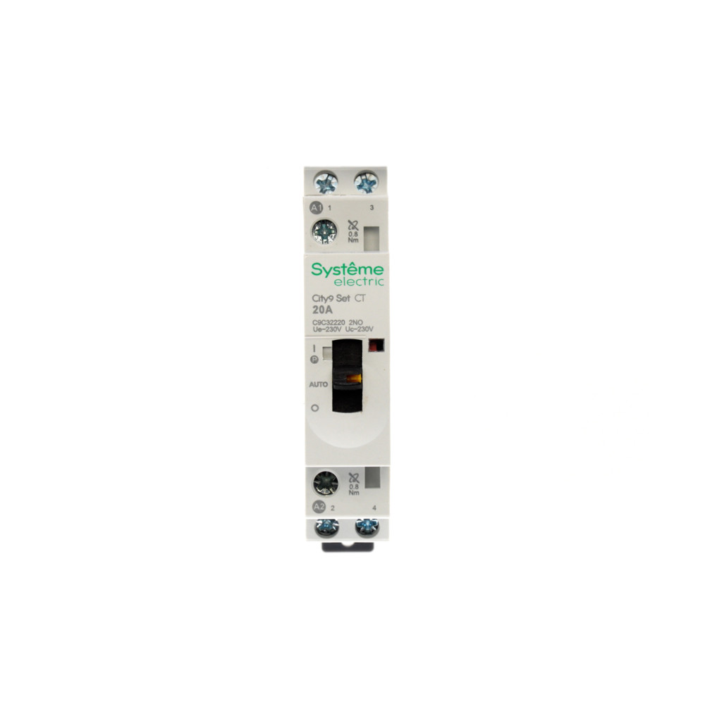 City9 Set Контактор 2P 2НО 20A AC 230В-230В