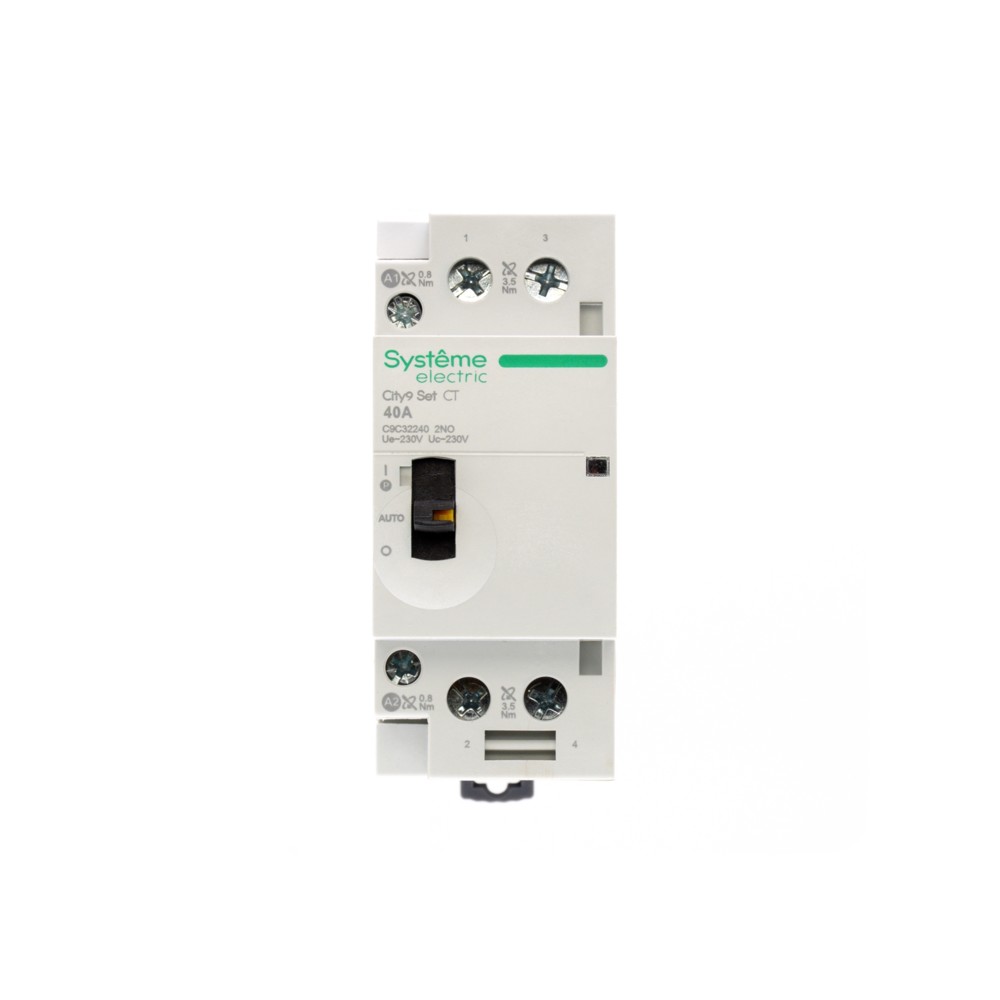 City9 Set Контактор 2P 2НО 40A AC 230В-230В