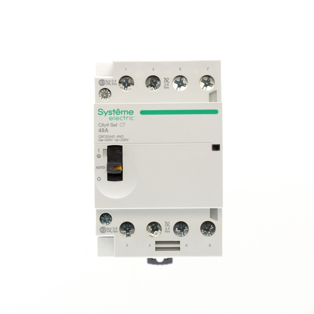 City9 Set Контактор 4P 4НО 40A AC 400В-230В