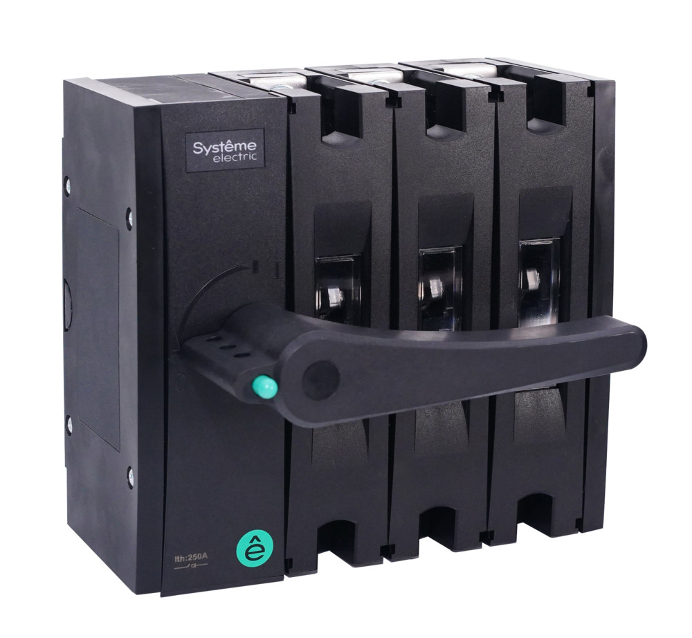 ВЫКЛ.-РАЗЪЕДИНИТЕЛЬ SYSTEMEPACT SD250 3P 200A РУКОЯТКА СЛЕВА ФРОНТ._РУКОЯТКА ЗАКАЗЫВАЕТСЯ ОТДЕЛЬНО