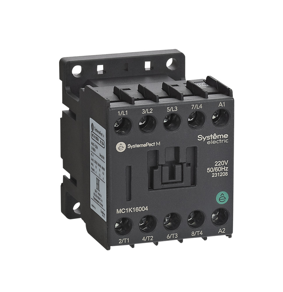 КОНТАКТОР MC1K 4P(2НО+2НЗ) 6A AC36V 50/60Hz