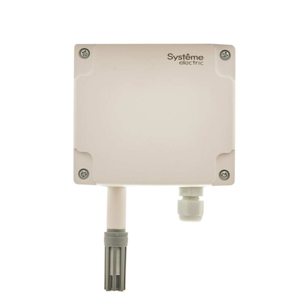 Датчик влажности и температуры наружный, -40…+60°С Modbus =24В IP65