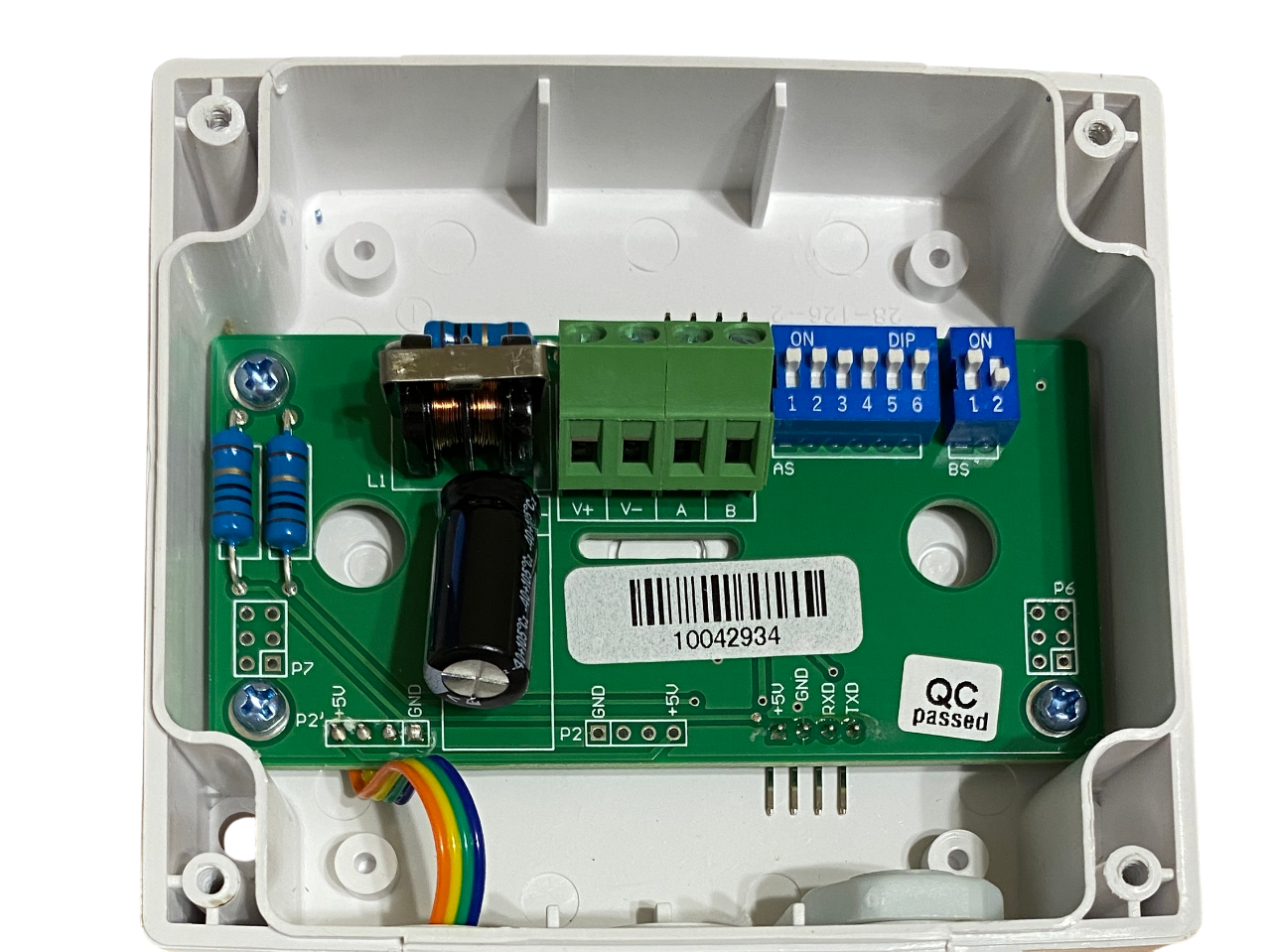 Датчик влажности и температуры наружный, -40…+60°С Modbus =24В IP65