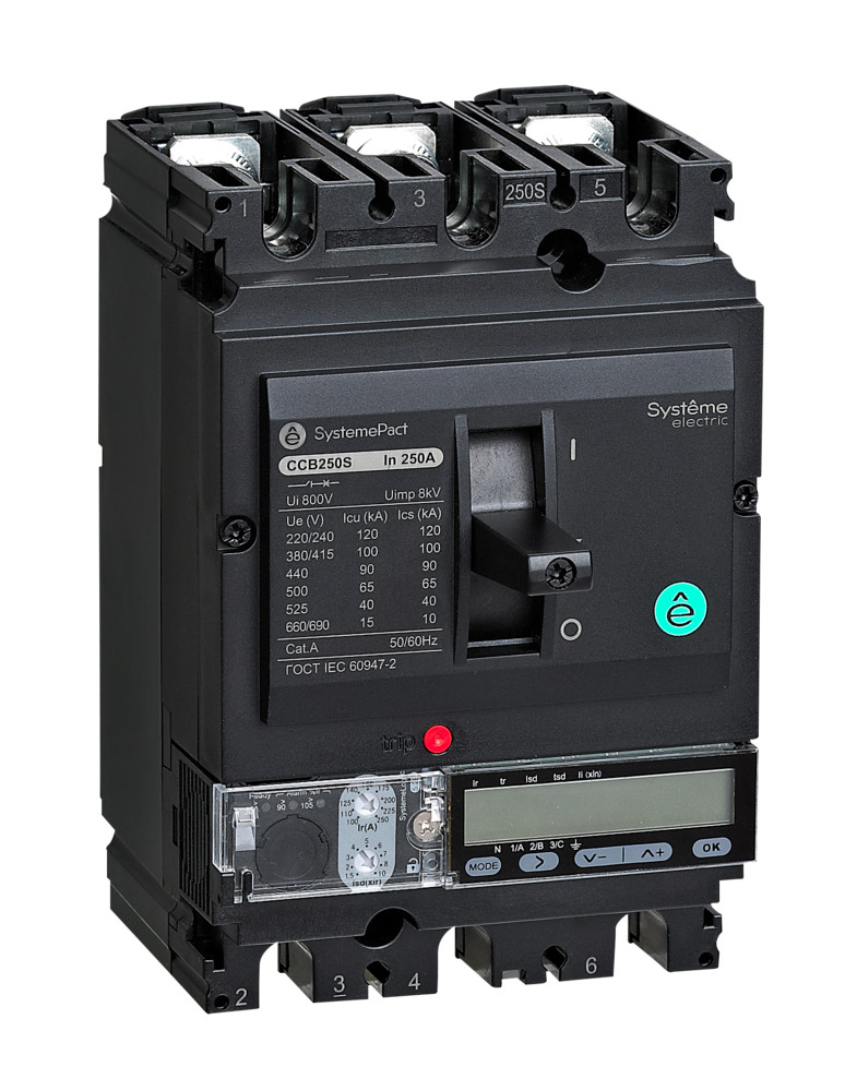 АВТ.ВЫКЛ SYSTEMEPACT CCB250 150KA 3P3D S5.2E 250A
