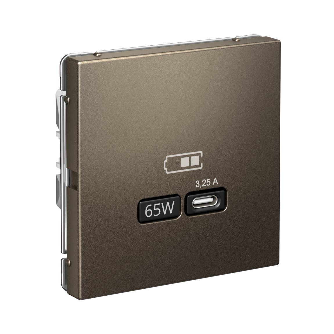 ARTGALLERY USB РОЗЕТКА тип-С 65Вт высокоскор.заряд. QC, PD, механизм, МОККО