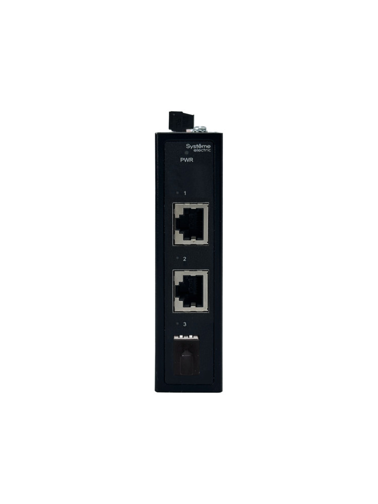 Неуправляемый промышленный коммутатор Ethernet, 2x10/100/1000BaseT, 1x100/1000BaseX SFP