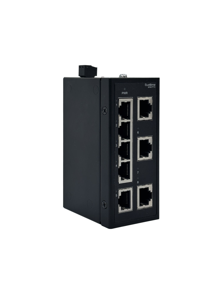 Неуправляемый промышленный коммутатор Ethernet, 8x10/100BaseT