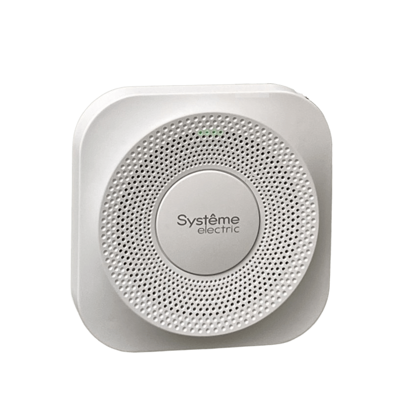 Датчик влажности, температуры, кач.возд. комнатный SystemeComf CO₂ PM2.5 TVOC RS-485 Modbus ~230В