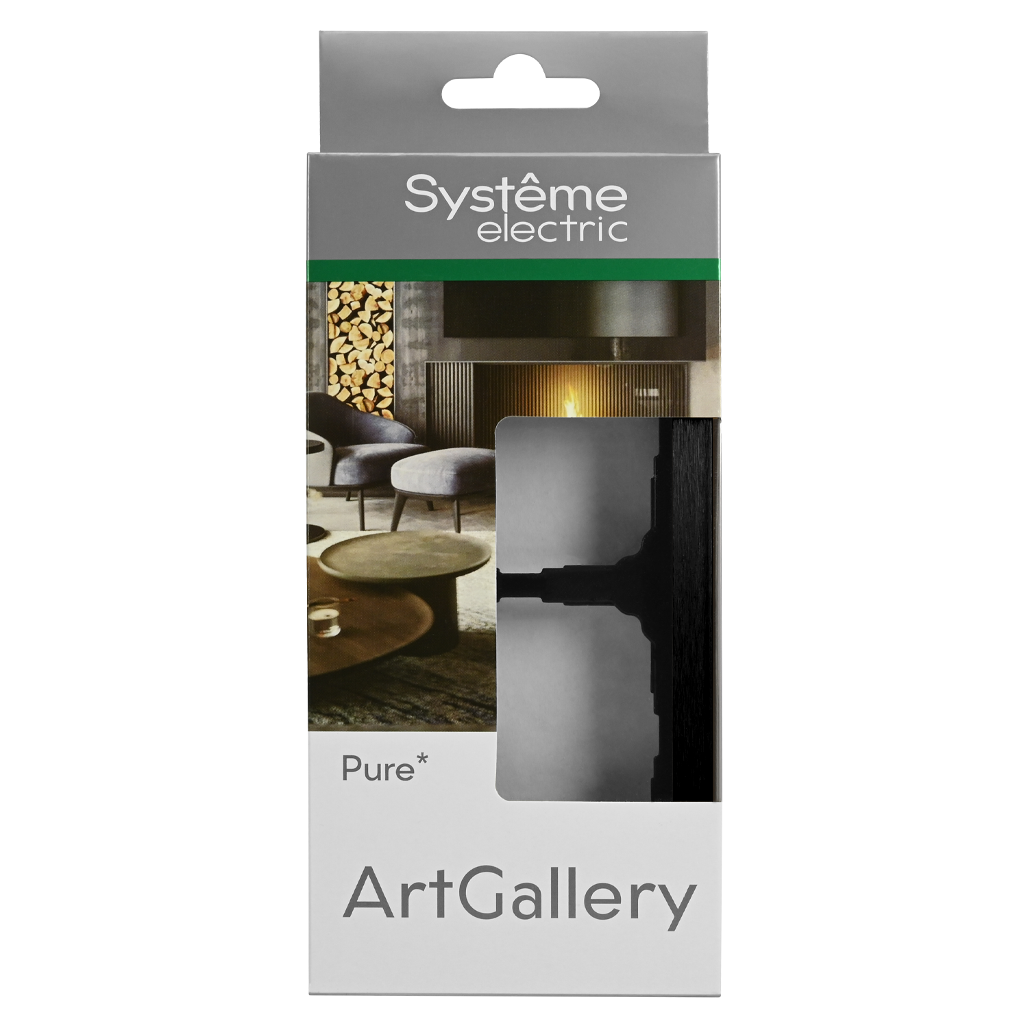 ARTGALLERY PURE 2-постовая РАМКА, МЕТАЛЛ ОНИКС
