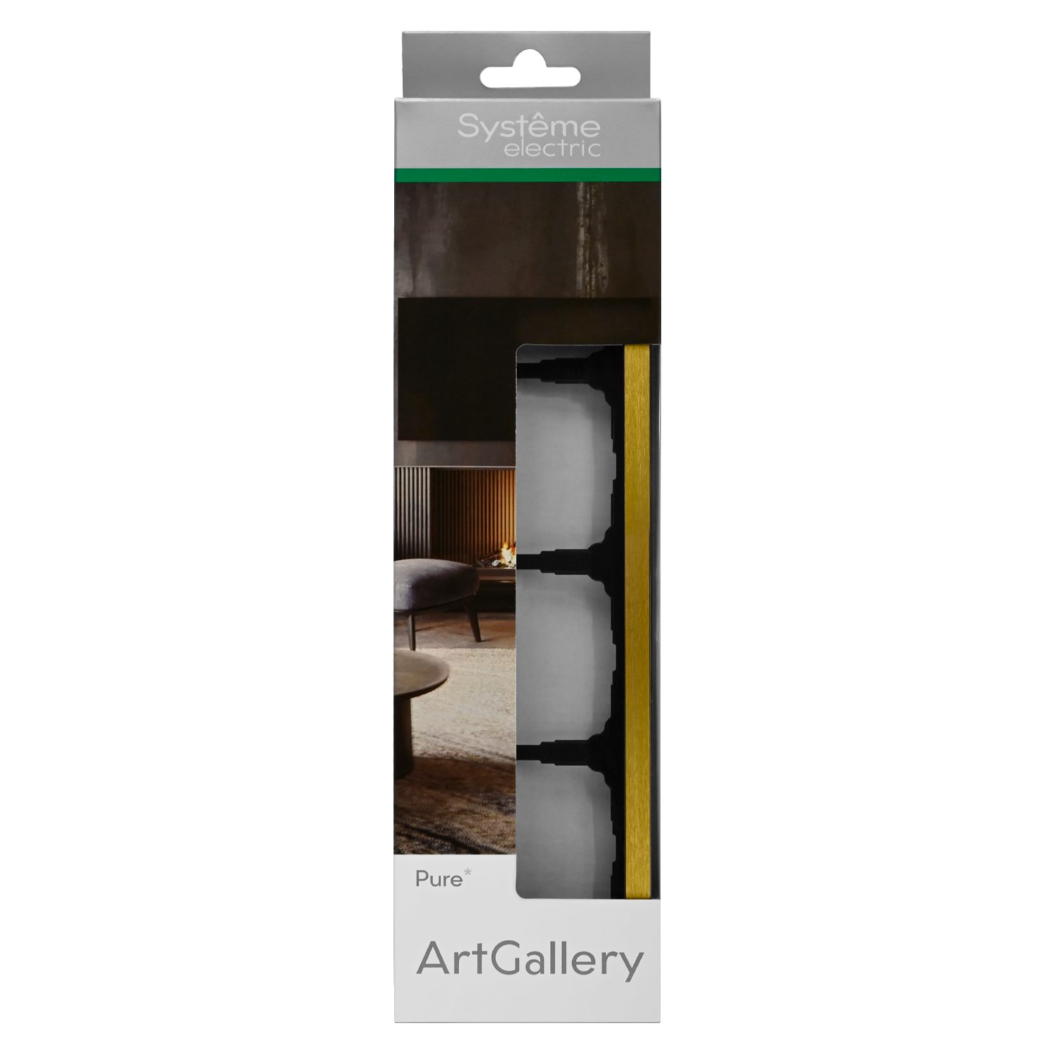 ARTGALLERY PURE 4-постовая РАМКА, МЕТАЛЛ ЗОЛОТО