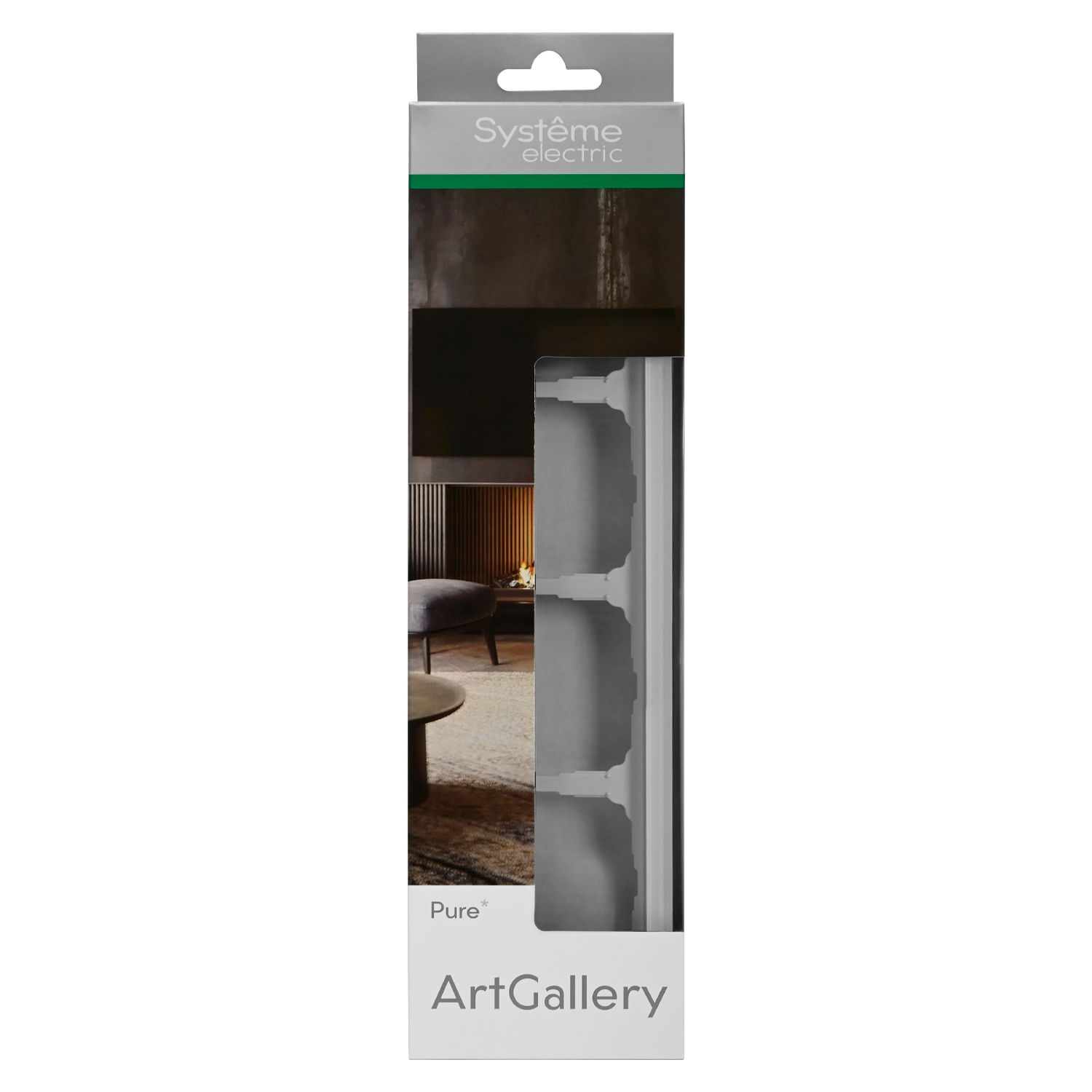 ARTGALLERY PURE 4-постовая РАМКА, ОРГАНИЧЕСКОЕ СТЕКЛО БЕЛЫЙ