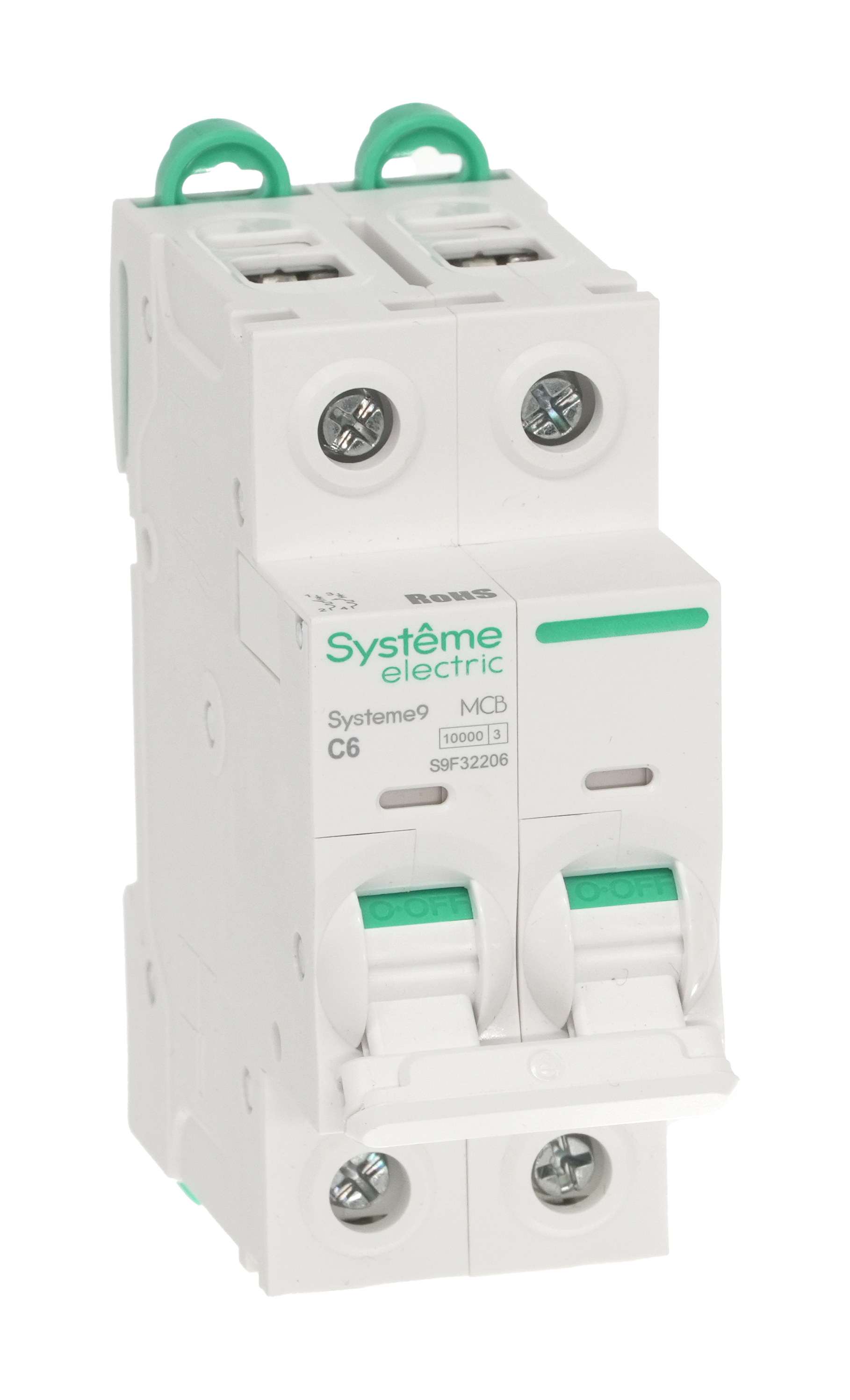 Systeme9 Автоматический выключатель (АВ) C 6A 2P 10kA 400В