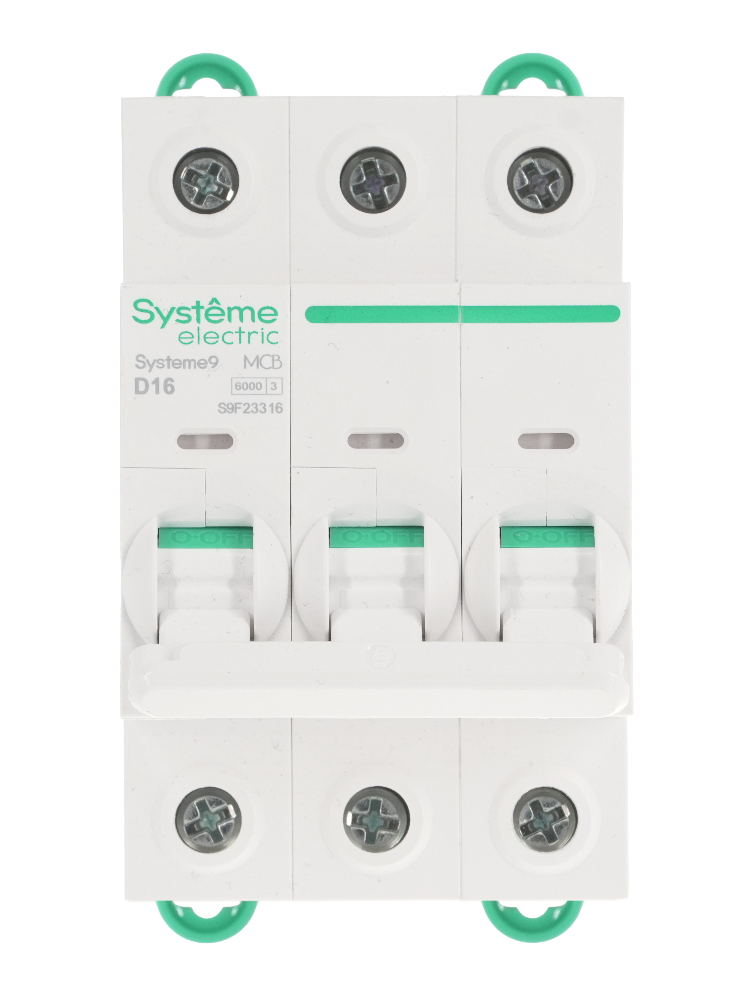 Systeme9 Автоматический выключатель (АВ) D 16A 3P 6kA 400В