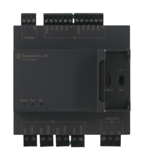 Интеллектуальное реле SR1; 220 VAC; 12 IO: 8 DI, 4 DO (реле); 1xRS485