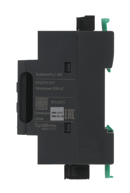 Интеллектуальное реле SR2; 220 VAC; дисплей, 12 IO: 8 DI, 4 DO (реле), 1xRS485, 1xRJ45