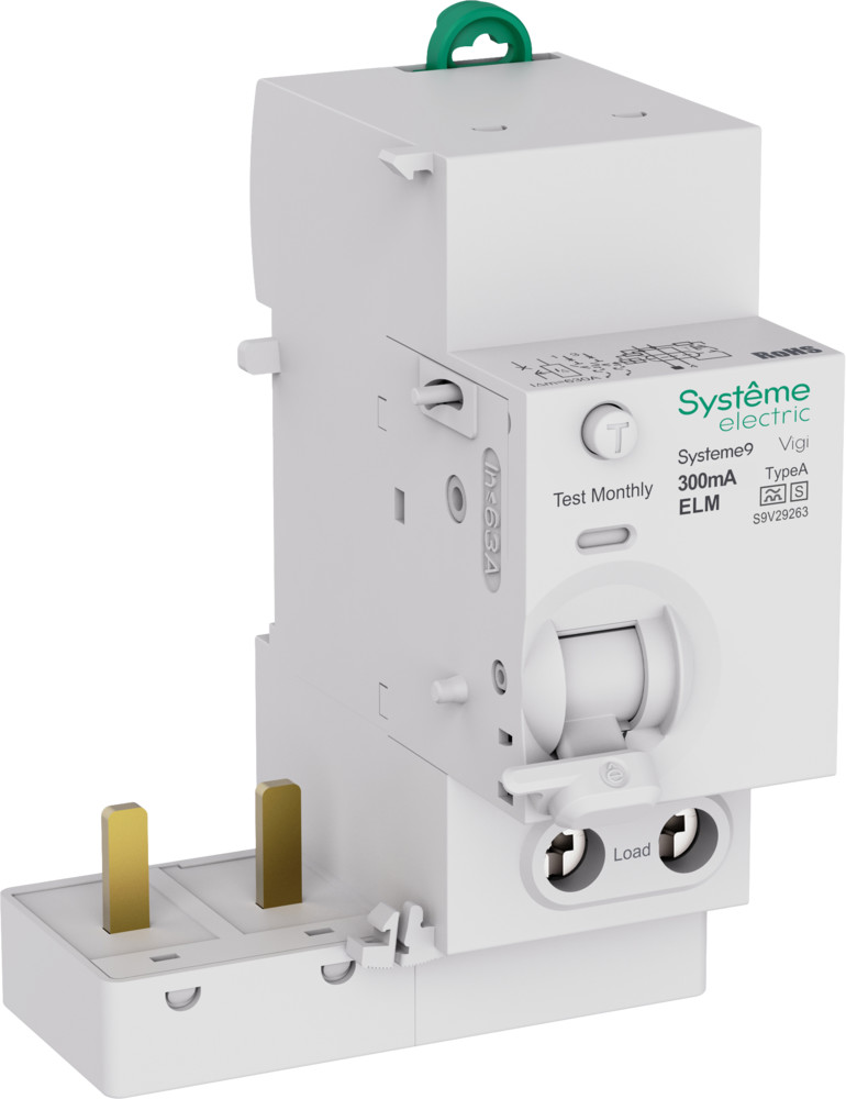 Systeme9 Блок диф. тока (БДТ) 63A 2P 300мА Тип-A-S 230В