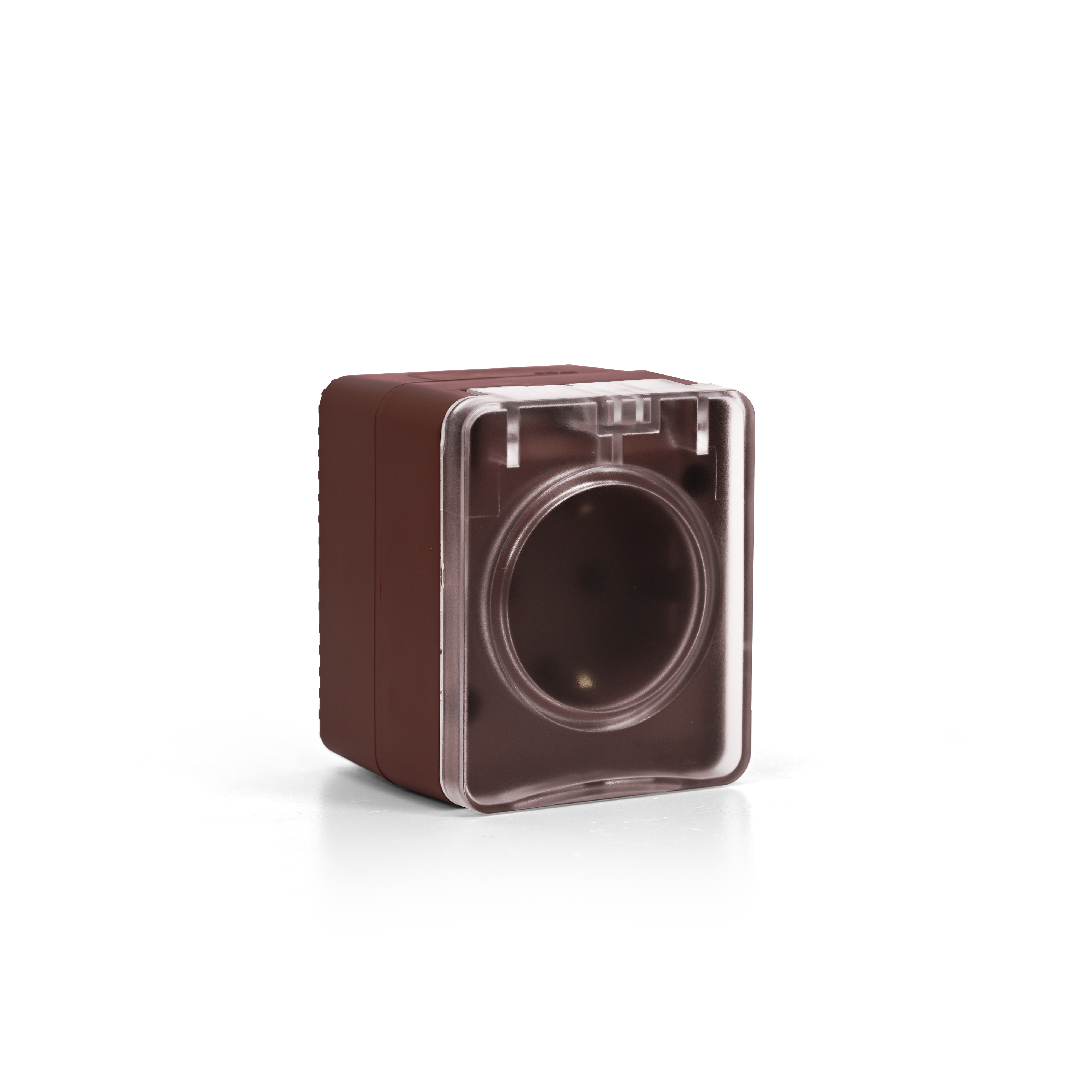 Розетка "AtlasDеsign" IP54 О/У с ЗазК. 1м. (250В,16А, защит.шторки)