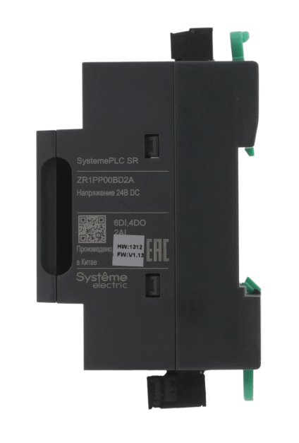 Интеллектуальное реле SR1; 24 VDC; 12 IO: 6 DI, 4 DO (реле); 2 AI; 1xRS485