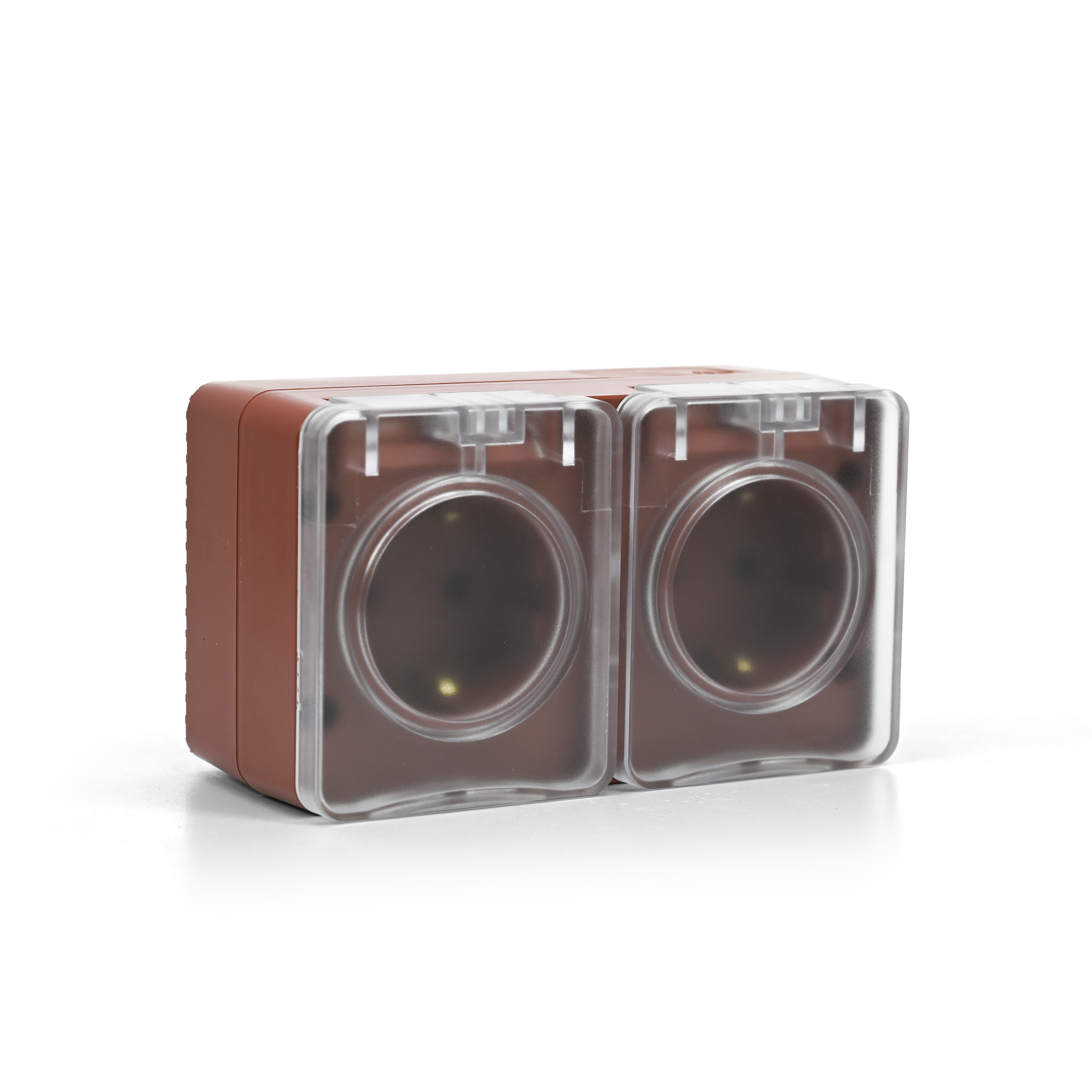 Розетка "AtlasDеsign" IP54 О/У с ЗазК. 2м.(250В,16А, защит.шторки)
