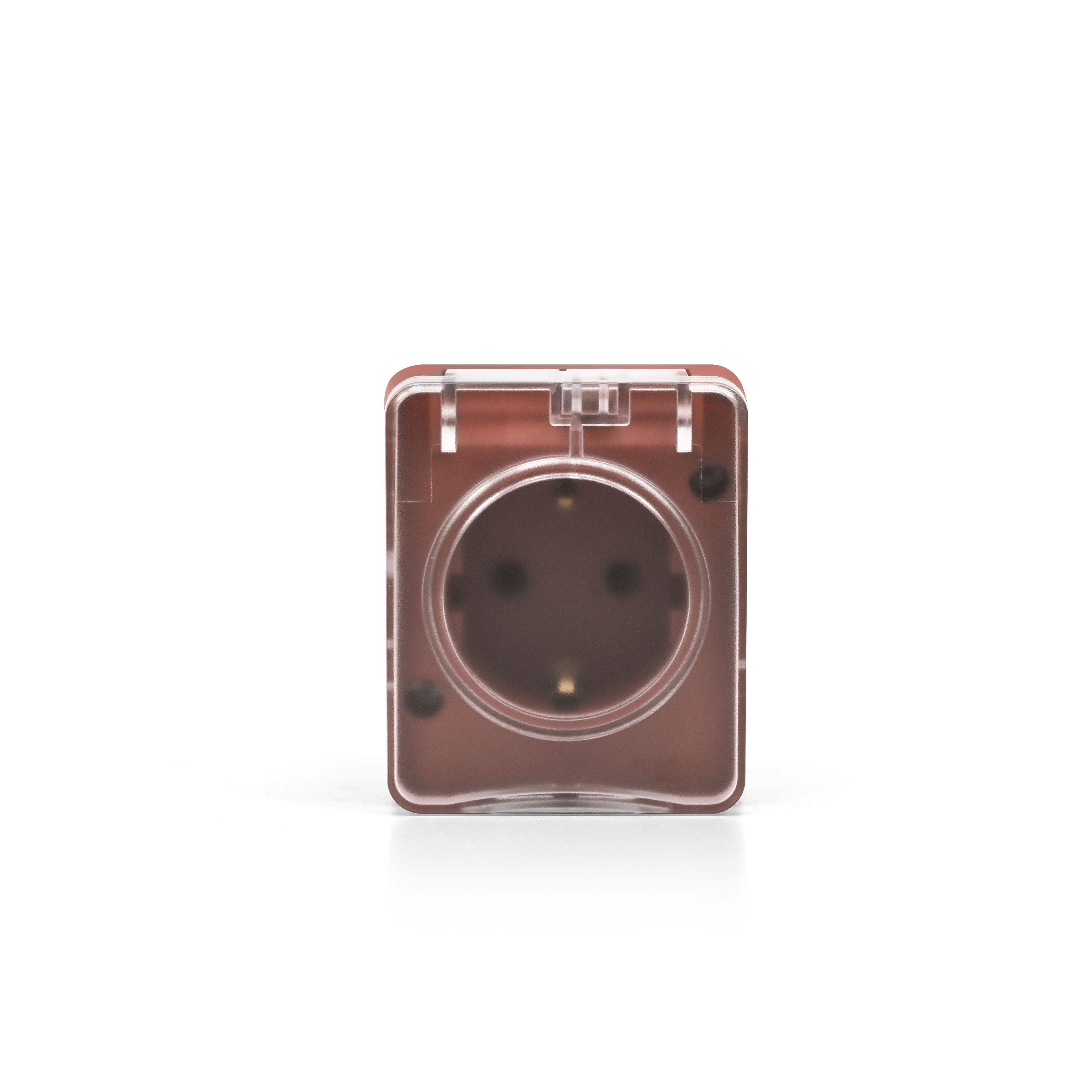 Розетка "AtlasDеsign" IP54 О/У с ЗазК. 1м. (250В,16А, защит.шторки)