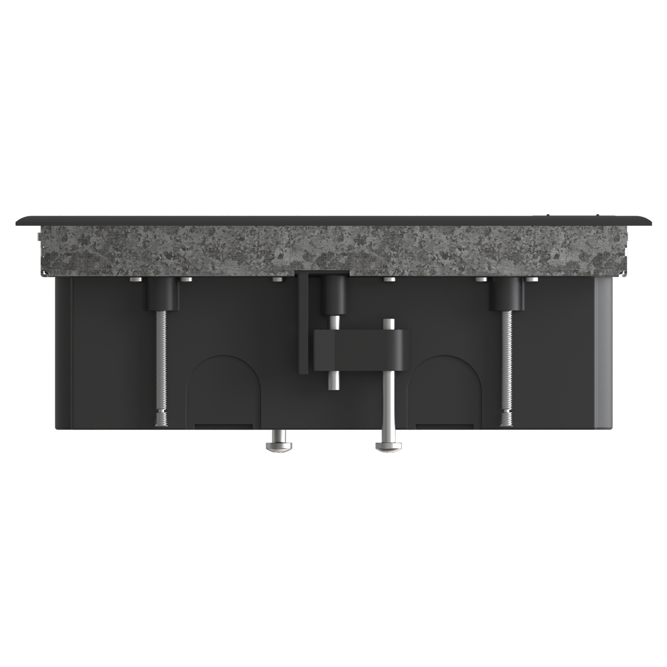 MultiDesk Люк на 16 модулей IP40 для фальшпола с монтажной коробкой, тип MDK10