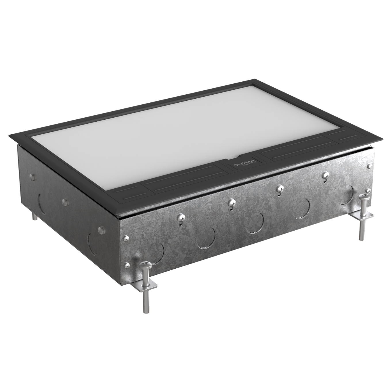 MultiDesk Люк на 16 модулей IP40 для бетонных полов с монтажной коробкой, тип MDK10