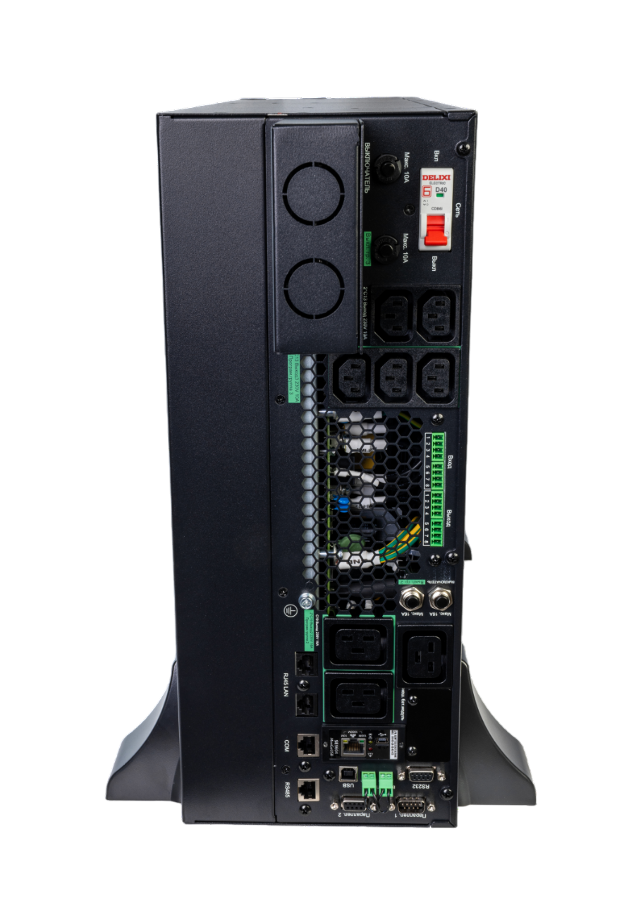 ИБП SRTSE 2 поколения 6000 ВА/Вт, 4U,5 C13+3 C19,USB,RS-232,RS485,COM,сухие контакт,SNMP