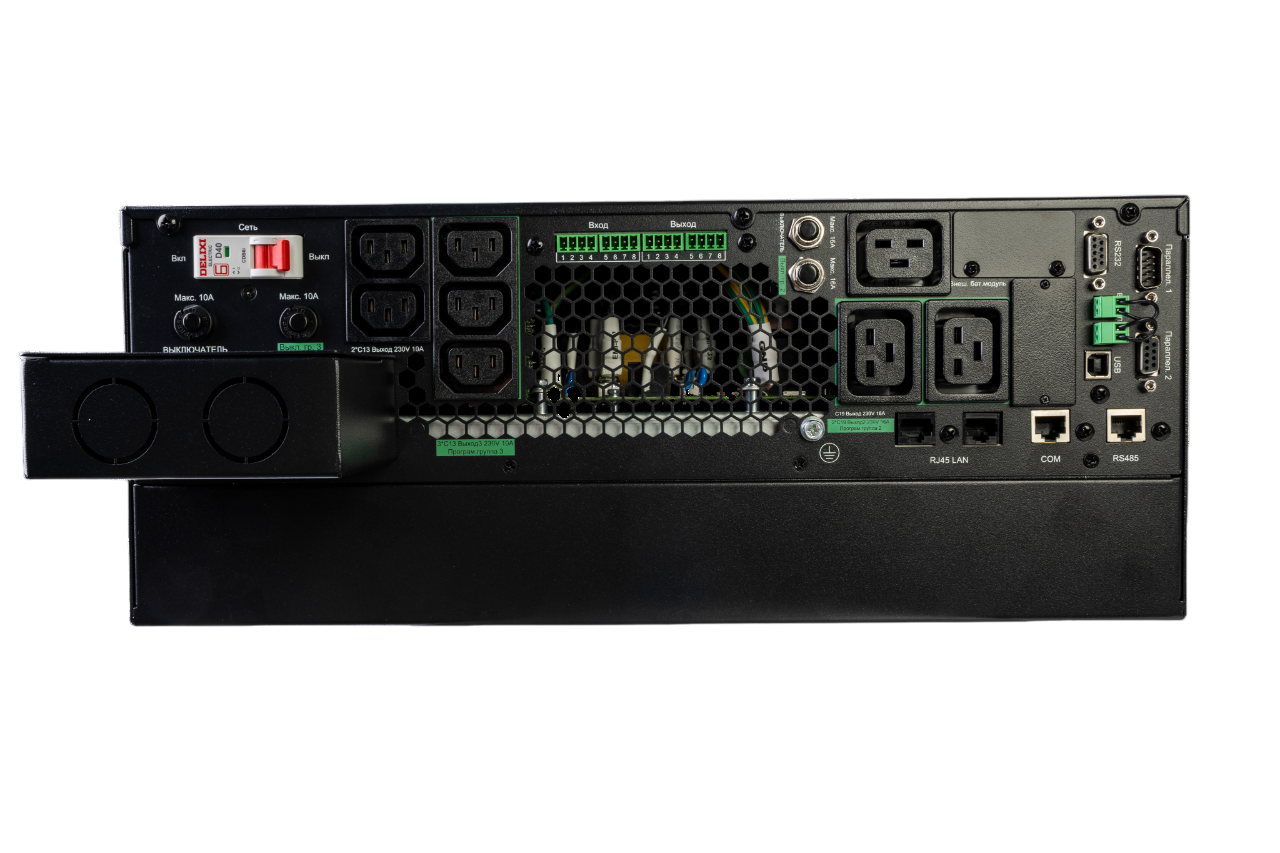 ИБП SRTSE 2 поколения 8000 ВА/Вт, 4U,5 C13+3 C19,USB,RS-232,RS485,COM,сухие контакт