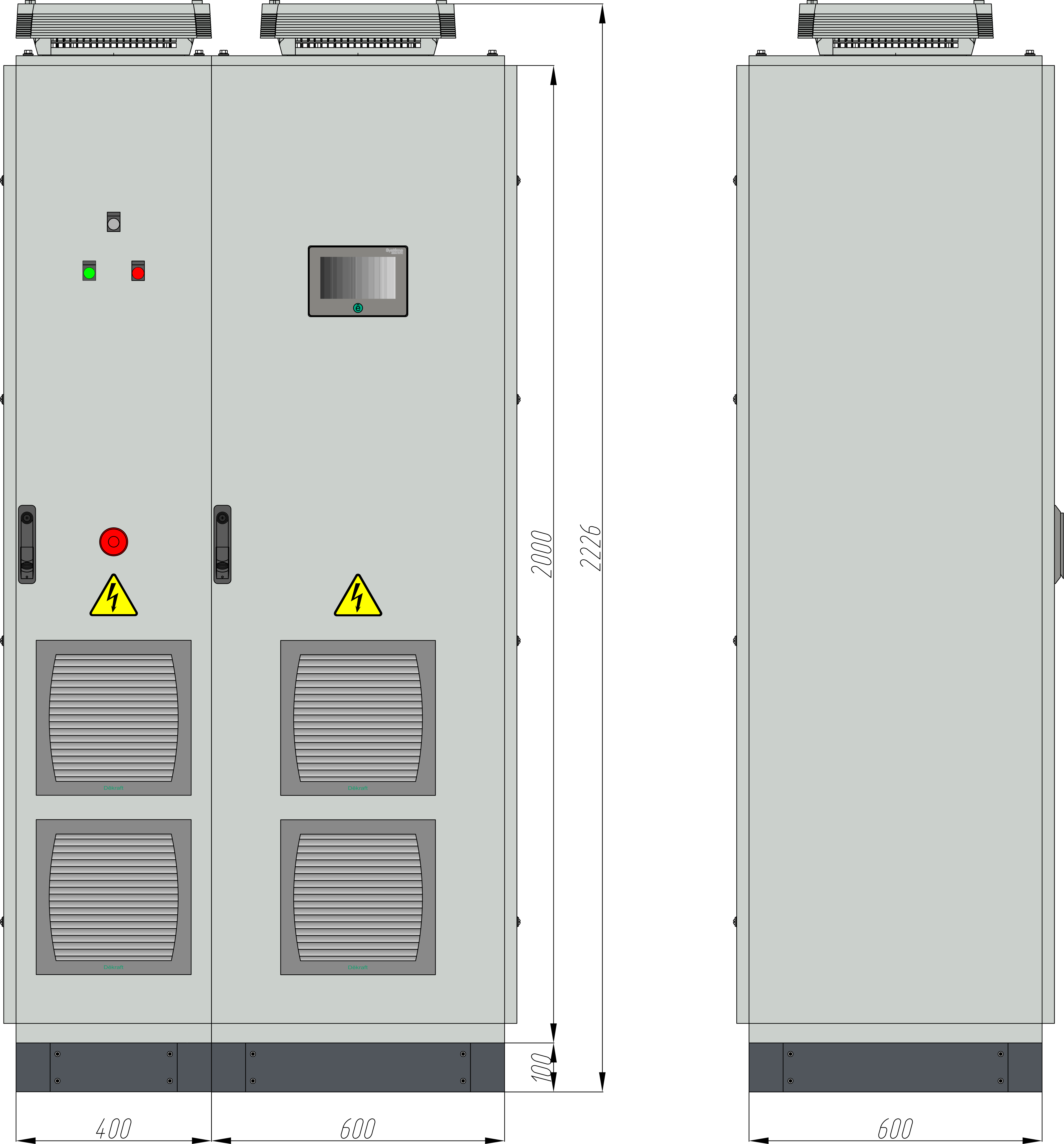 Шкаф управления SEC13ST6MAUT0400 / ПЧ STV900 CABINET 3Ф 400В 132/160 кВт