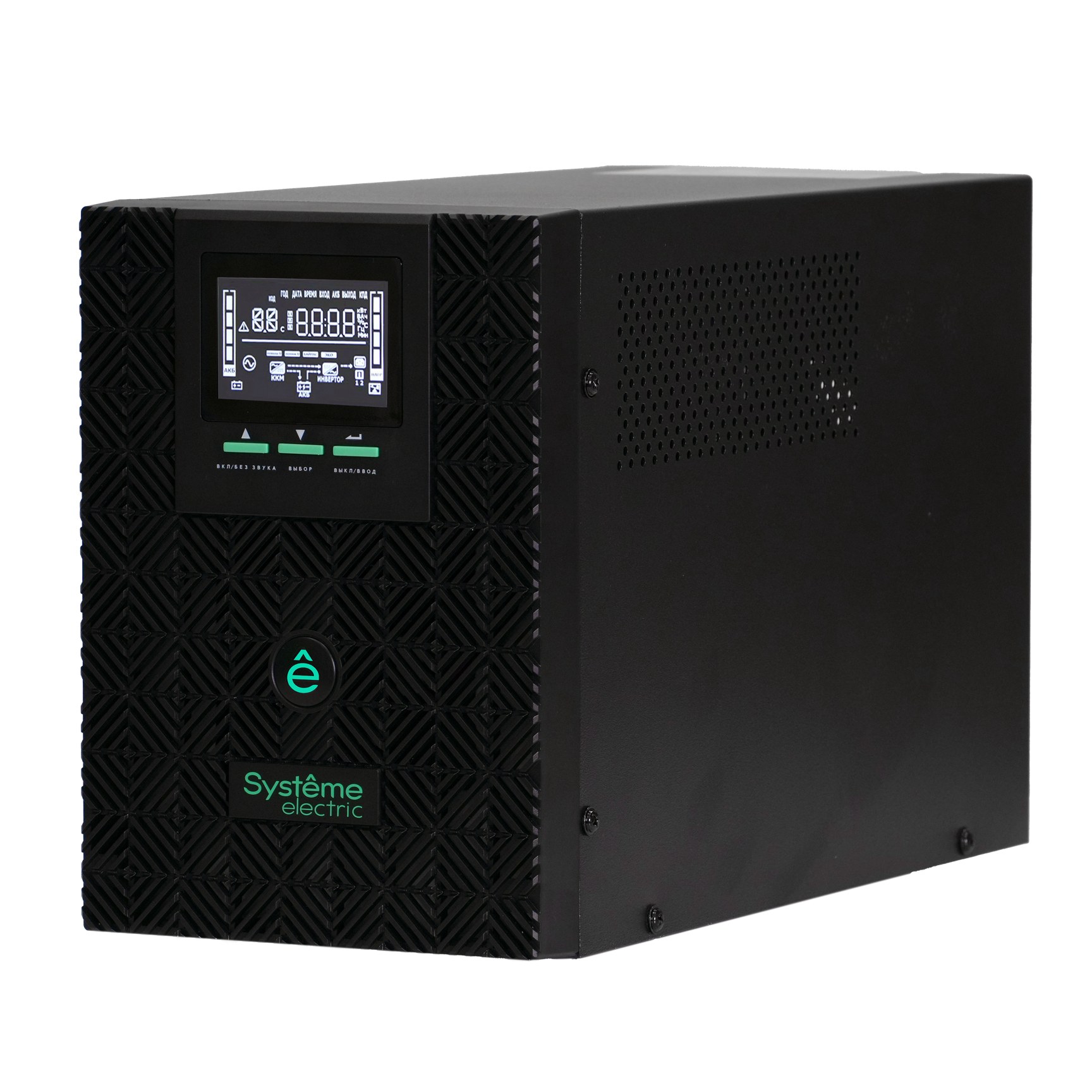 ИБП Smart-Save SMX-Tower Systeme Electric 2000 ВА, 230 В, 1:1, Внешние АКБ 48В, 6xC13