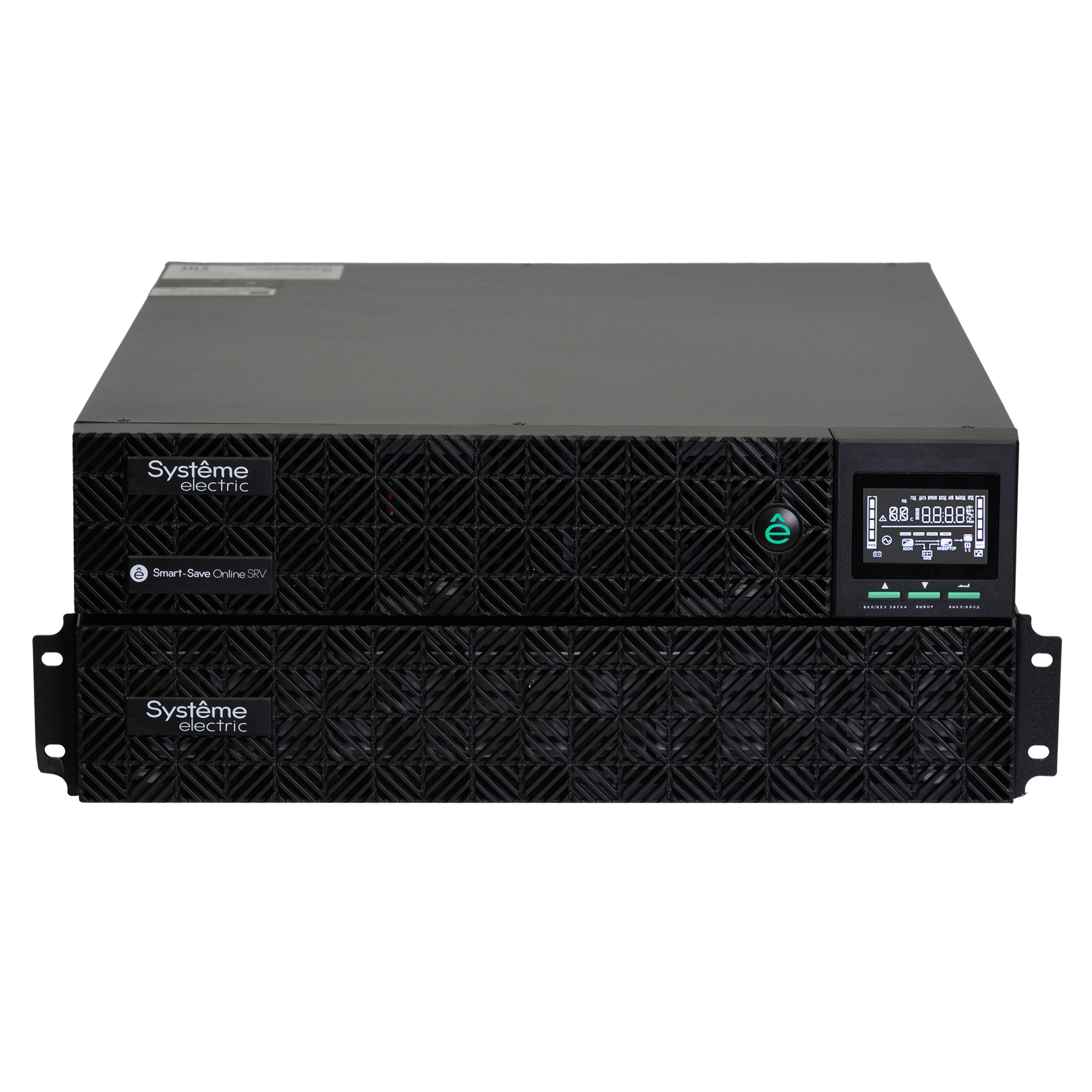 ИБП Smart-Save Online SRV Systeme Electric 6000 ВA, 6000 Вт, 230 В, 1:1, 2U+2U, 16 шт. АКБ, 12В 9Ач,