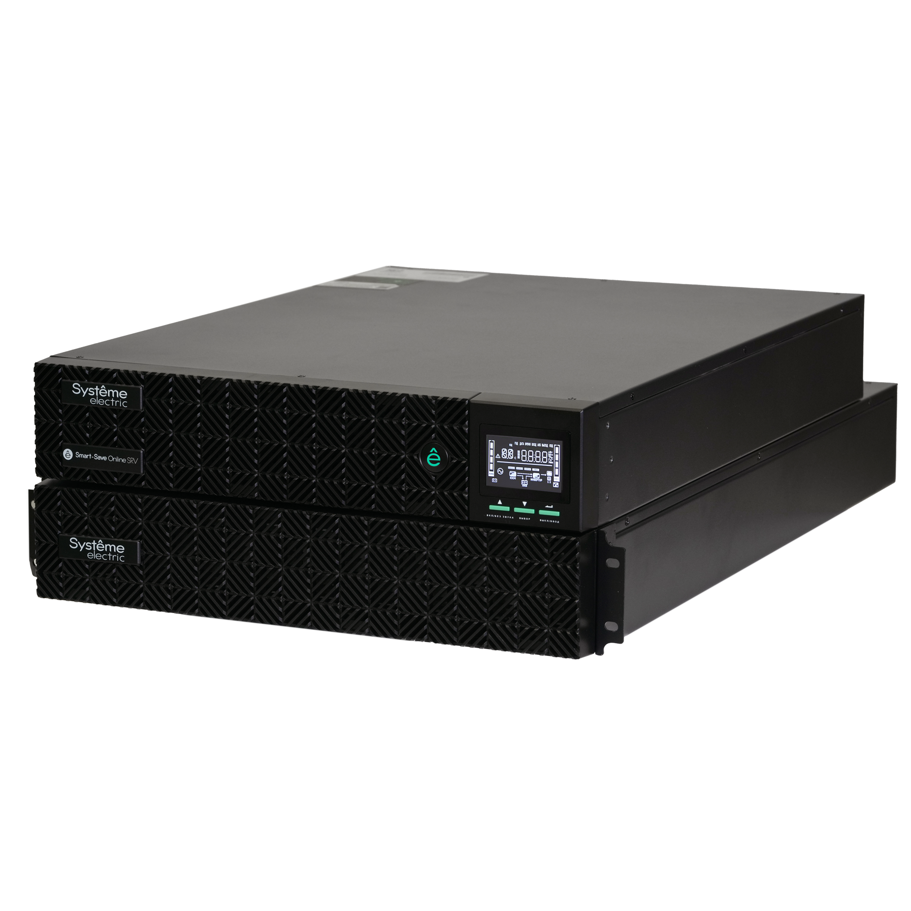 ИБП Smart-Save Online SRV Systeme Electric 6000 ВA, 6000 Вт, 230 В, 1:1, 2U+2U, 16 шт. АКБ, 12В 9Ач,