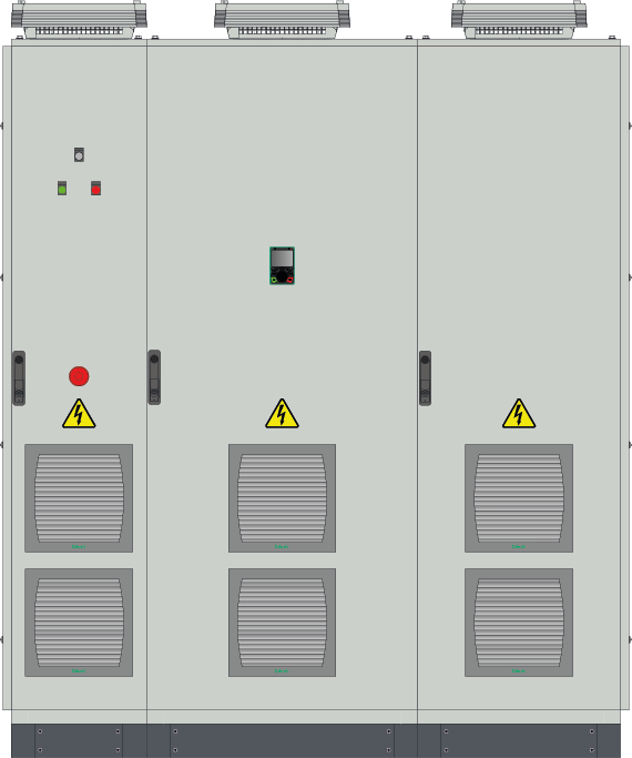 Шкаф управления SEC40ST7MAUT0400 / ПЧ STV900 CABINET 3Ф 400В 400/450 кВт