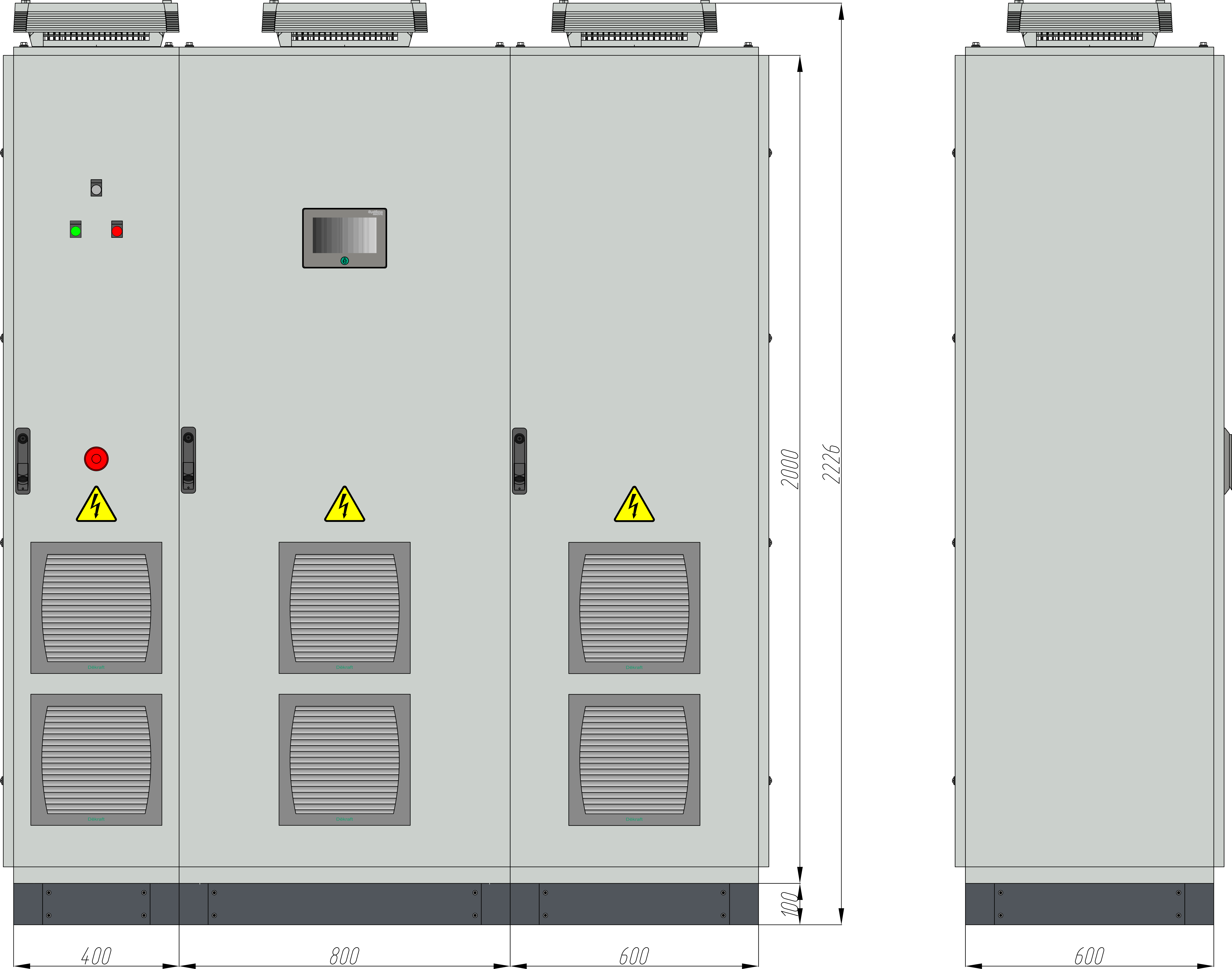 Шкаф управления SEC50ST7MAUT0400 / ПЧ STV900 CABINET 3Ф 400В 500 кВт
