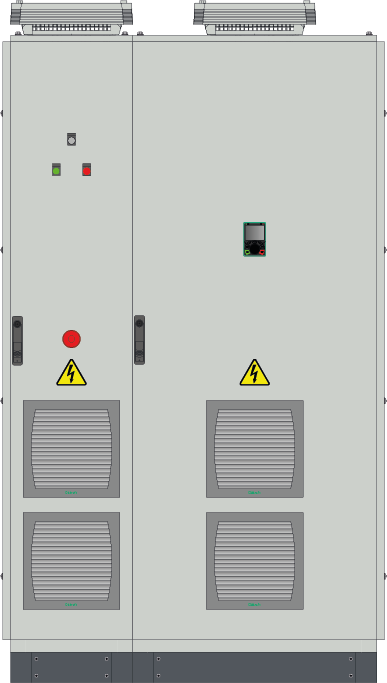 Шкаф управления SEC18ST6LAUT0400 / ПЧ STV900H CABINET 3Ф 400В 185 кВт