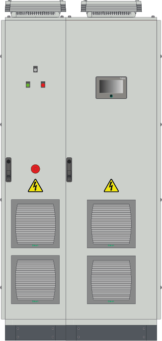 Шкаф управления SEC11ST6SAUT0400 / ПЧ STV630 CABINET 3Ф 400В 110/90 кВт