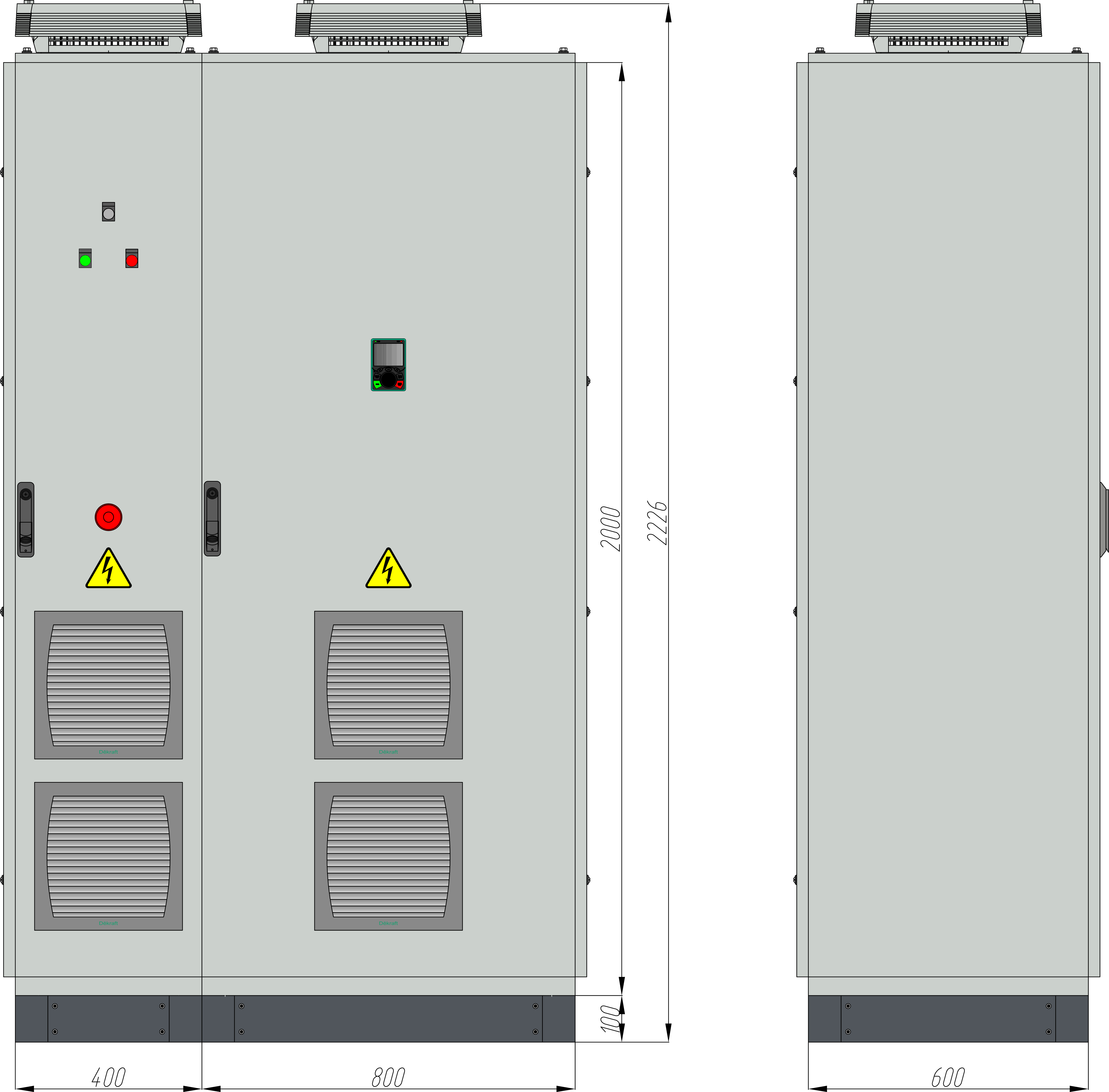 Шкаф управления SEC13ST6SAUT0400 / ПЧ STV630 CABINET 3Ф 400В 132/110 кВт