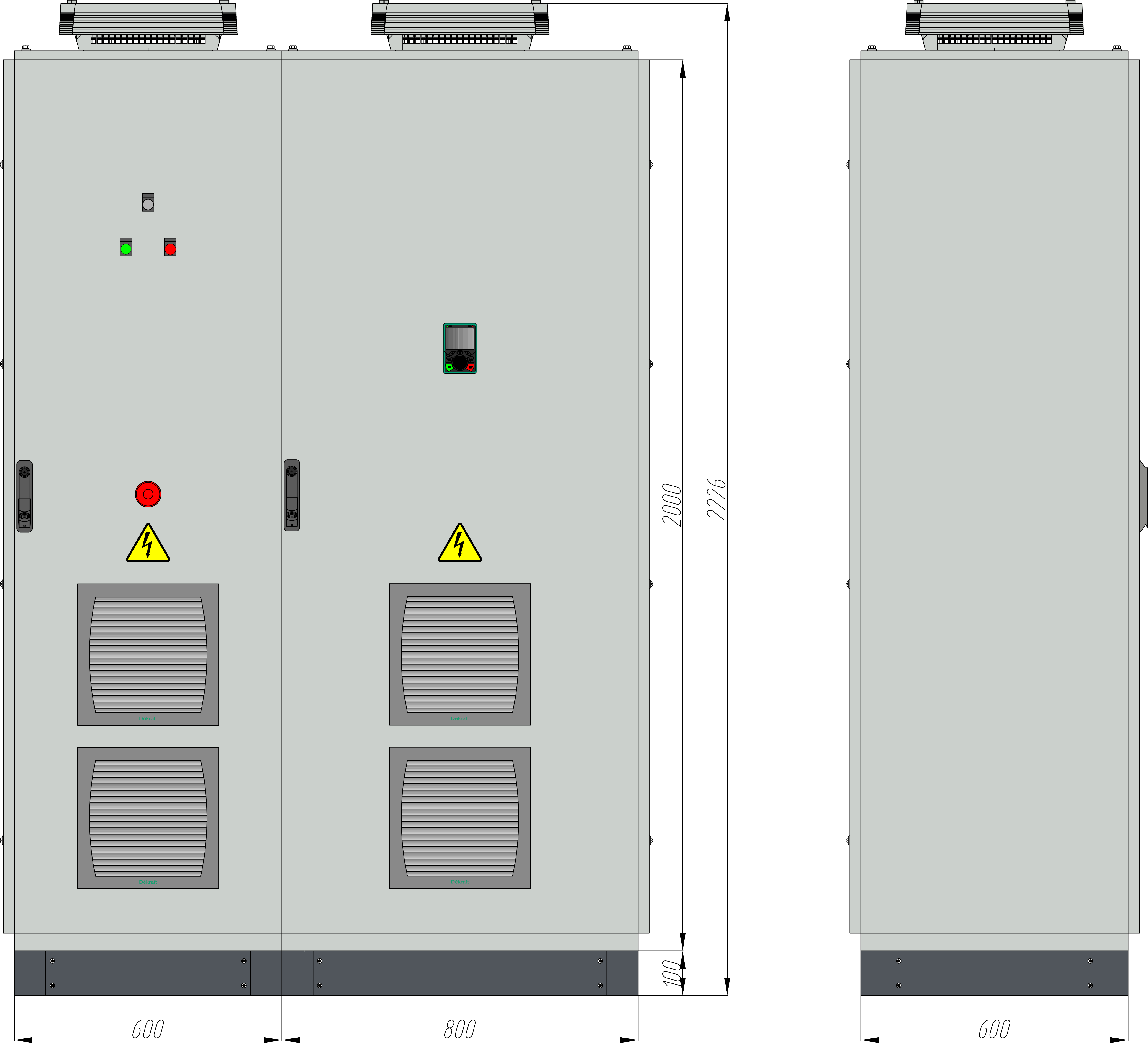 Шкаф управления SEC31ST7SAUT0400 / ПЧ STV630 CABINET 3Ф 400В 315/280 кВт