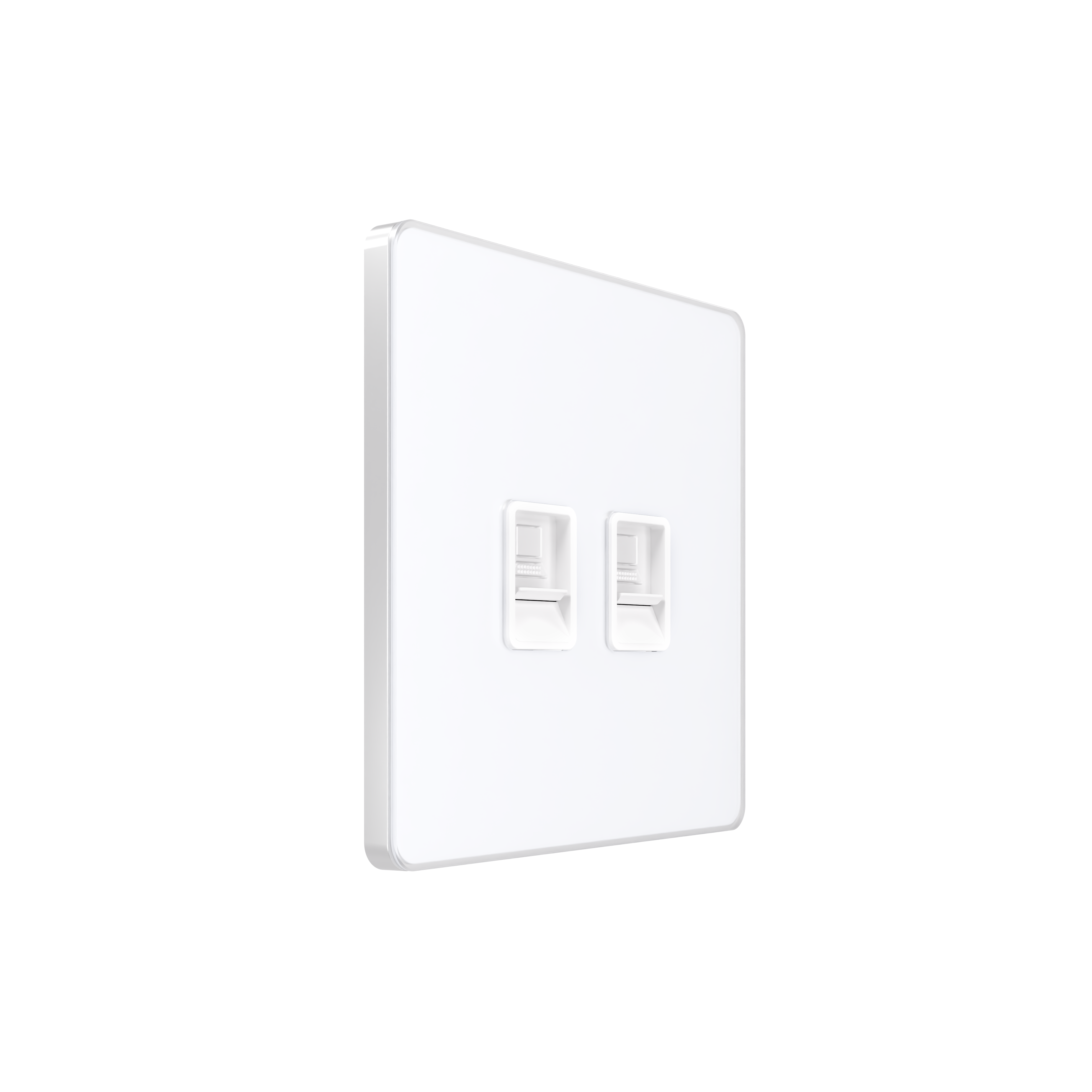Systeme Infinity, Розетка информационная С/У RJ-45 кат.6 2-я, Арктический лед