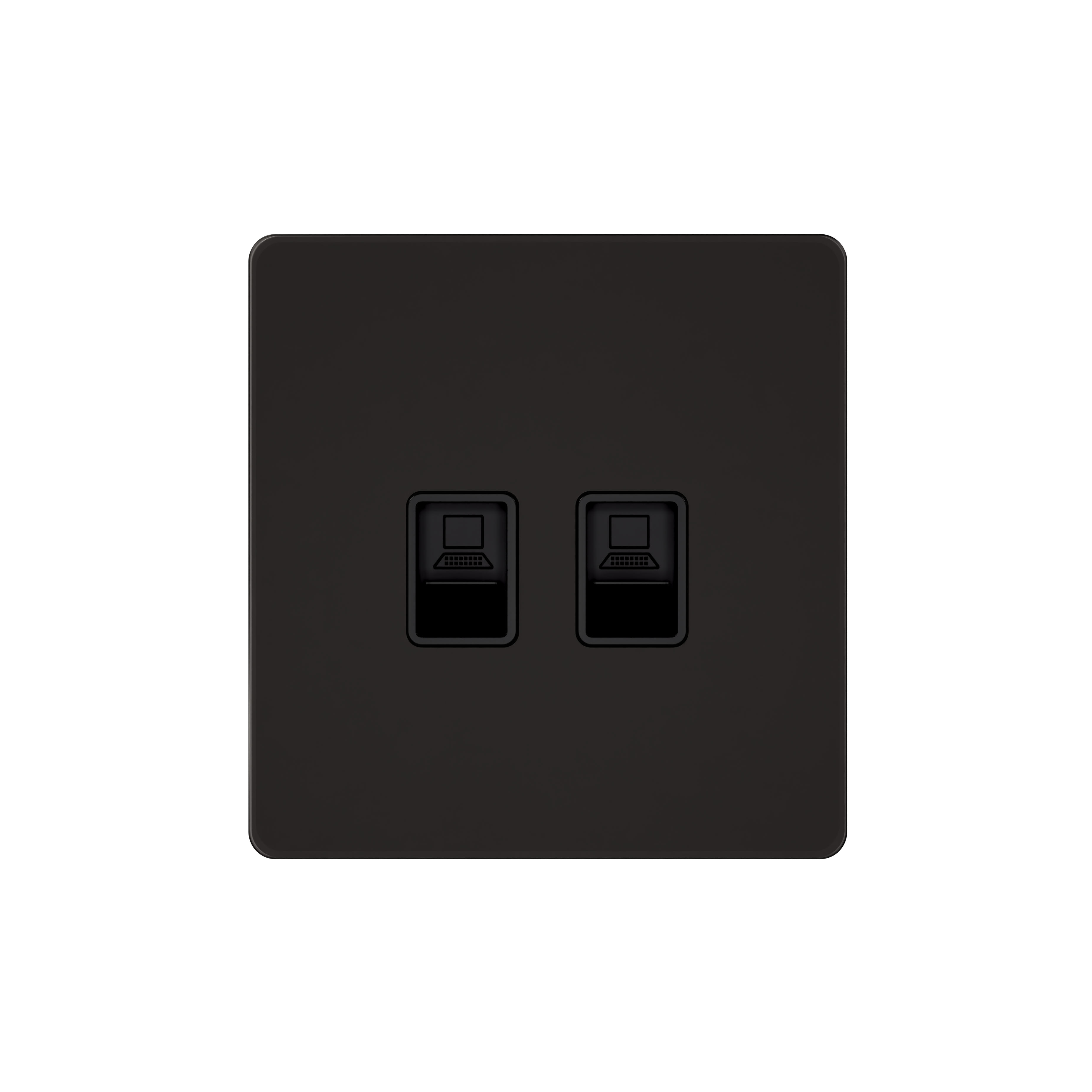 Systeme Infinity, Розетка информационная С/У RJ-45 кат.5e 2-я, Полярная ночь