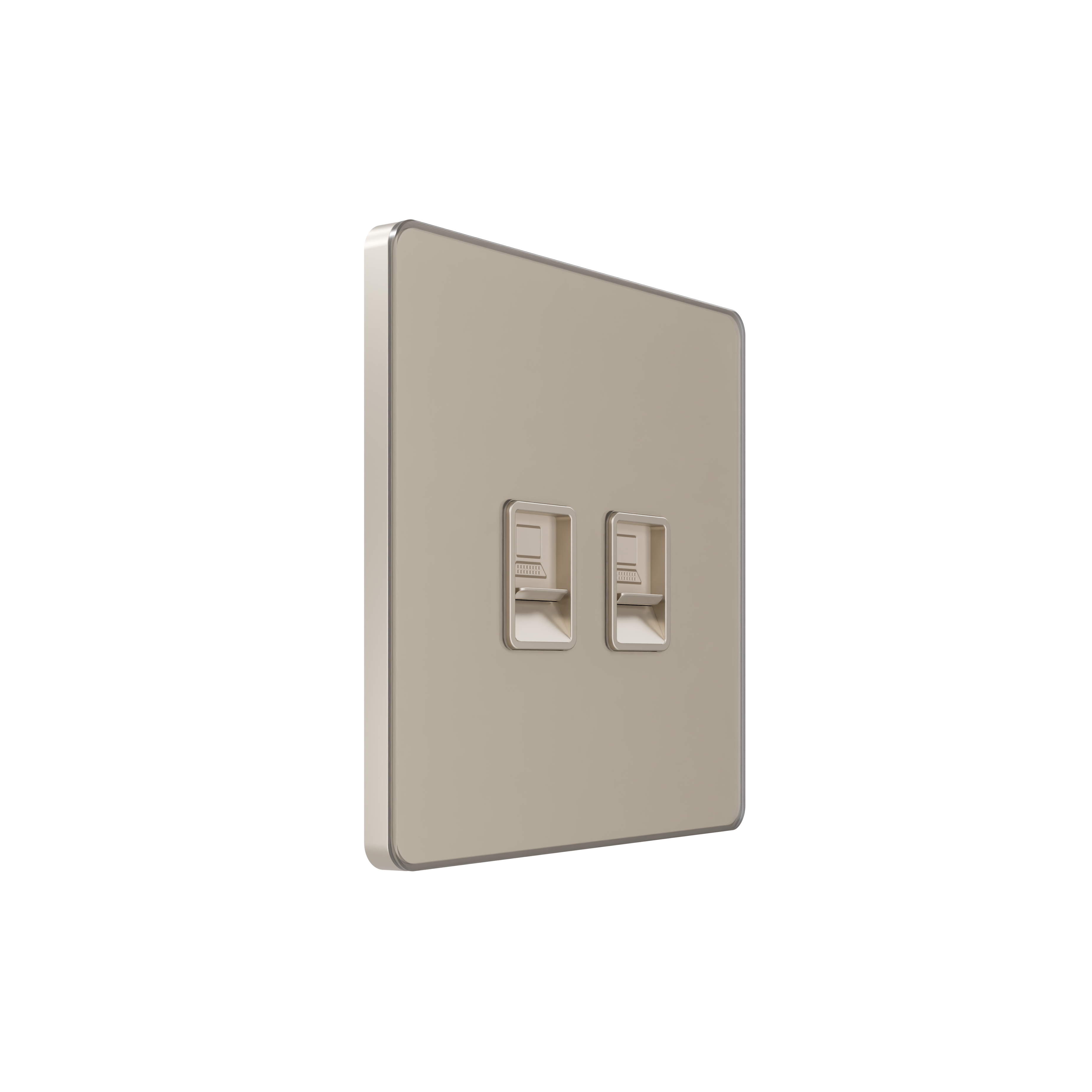 Systeme Infinity, Розетка информационная С/У RJ-45 кат.5e 2-я, Песчаный берег