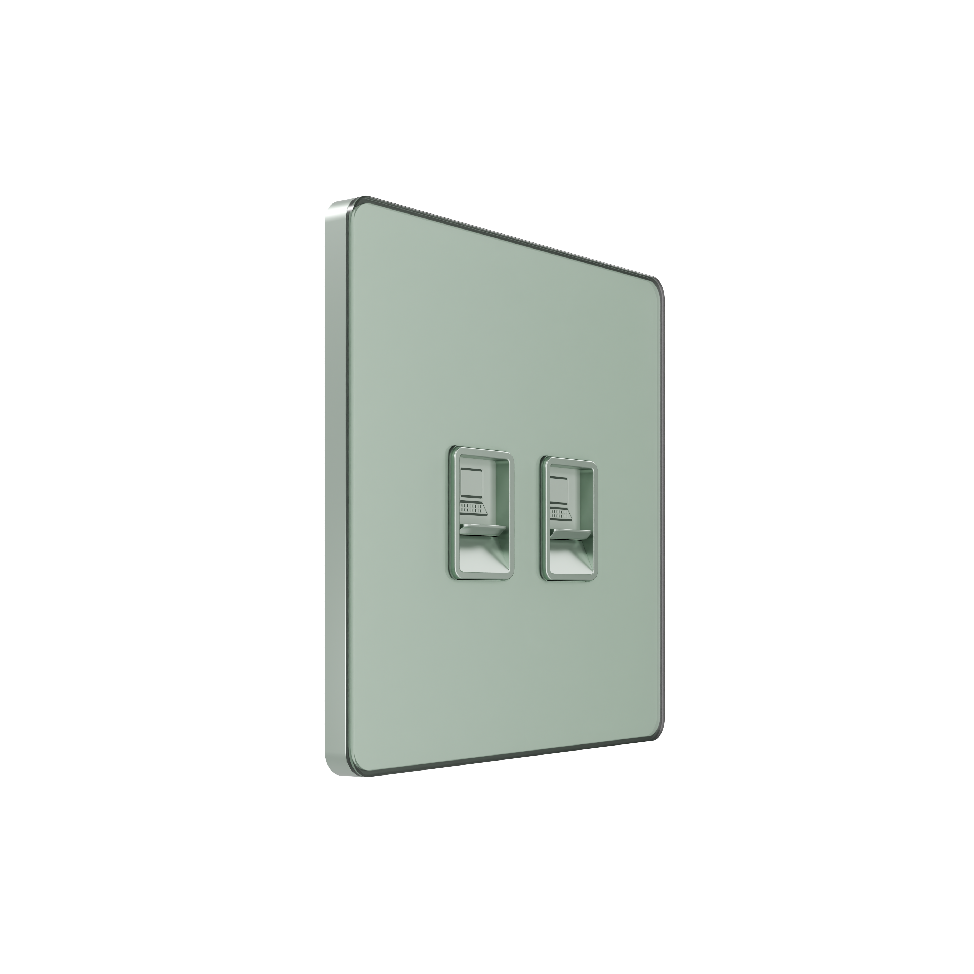 Systeme Infinity, Розетка информационная С/У RJ-45 кат.6 2-я, Таежное утро