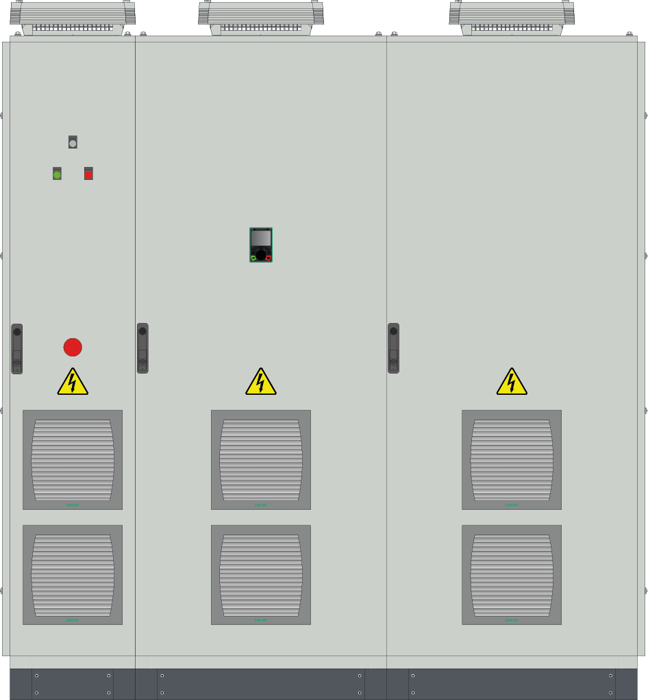 Шкаф управления SEC56ST8MAUT0400 / ПЧ STV900 CABINET 3Ф 400В 560 кВт