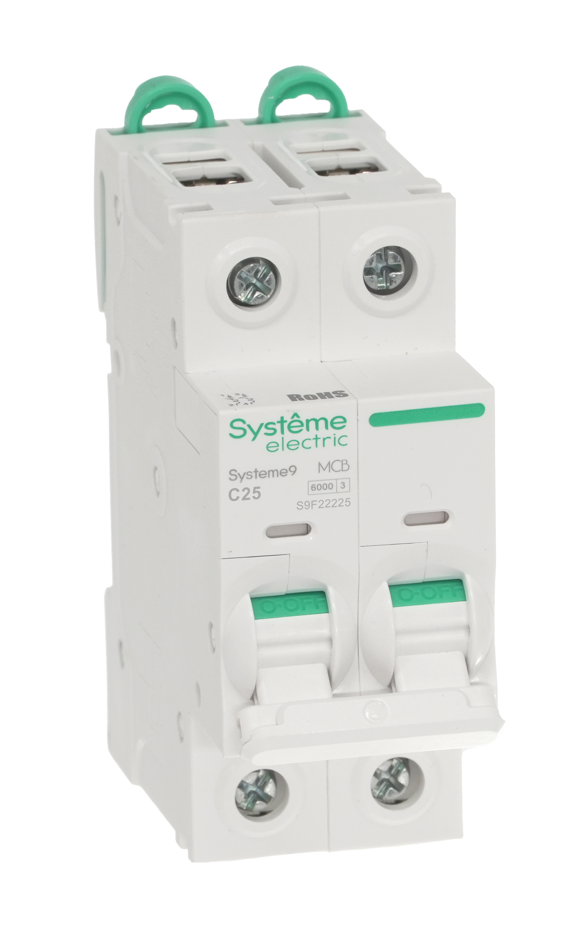 Systeme9 Автоматический выключатель (АВ) C 25A 2P 6kA 400В