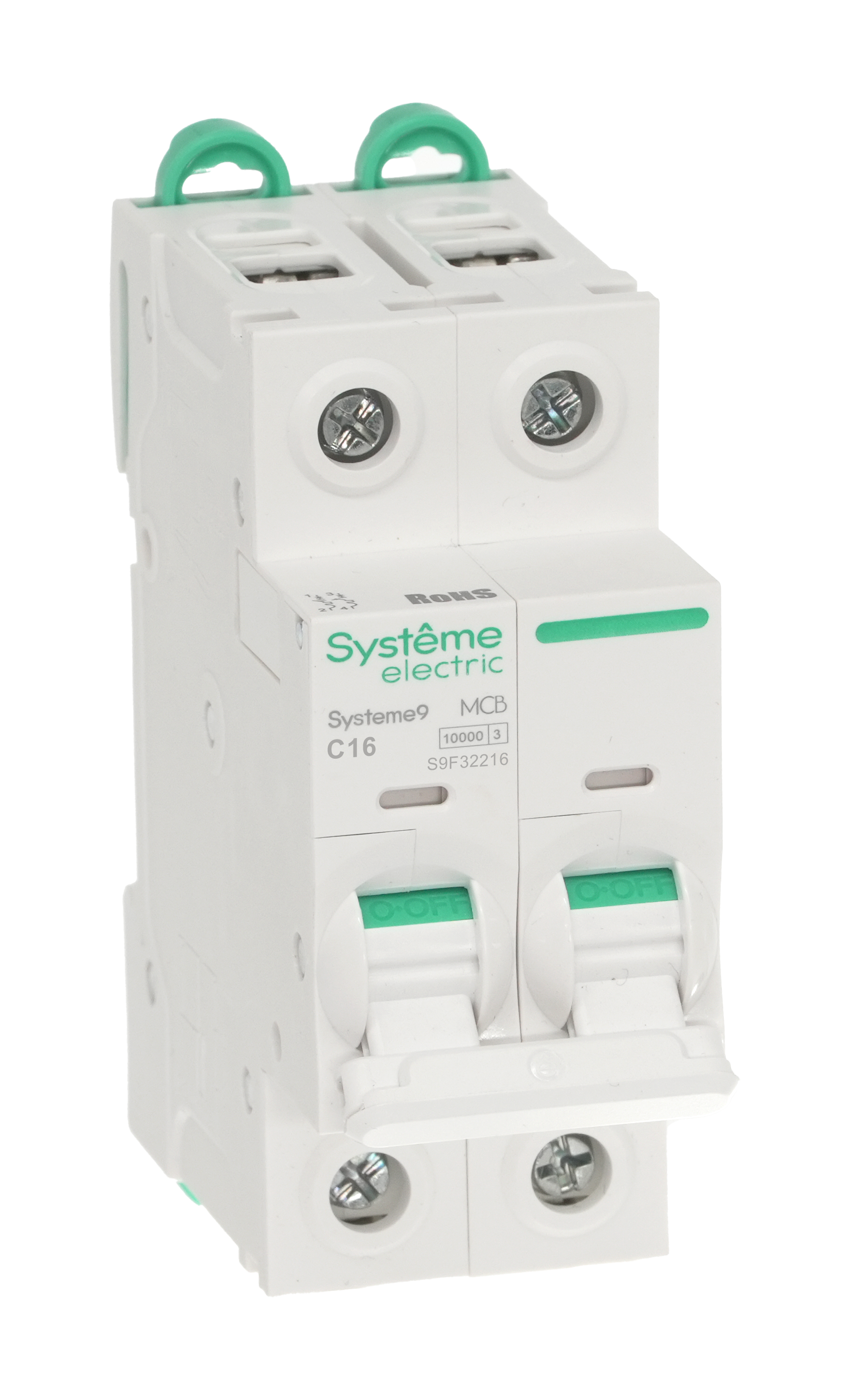 Systeme9 Автоматический выключатель (АВ) C 16A 2P 10kA 400В