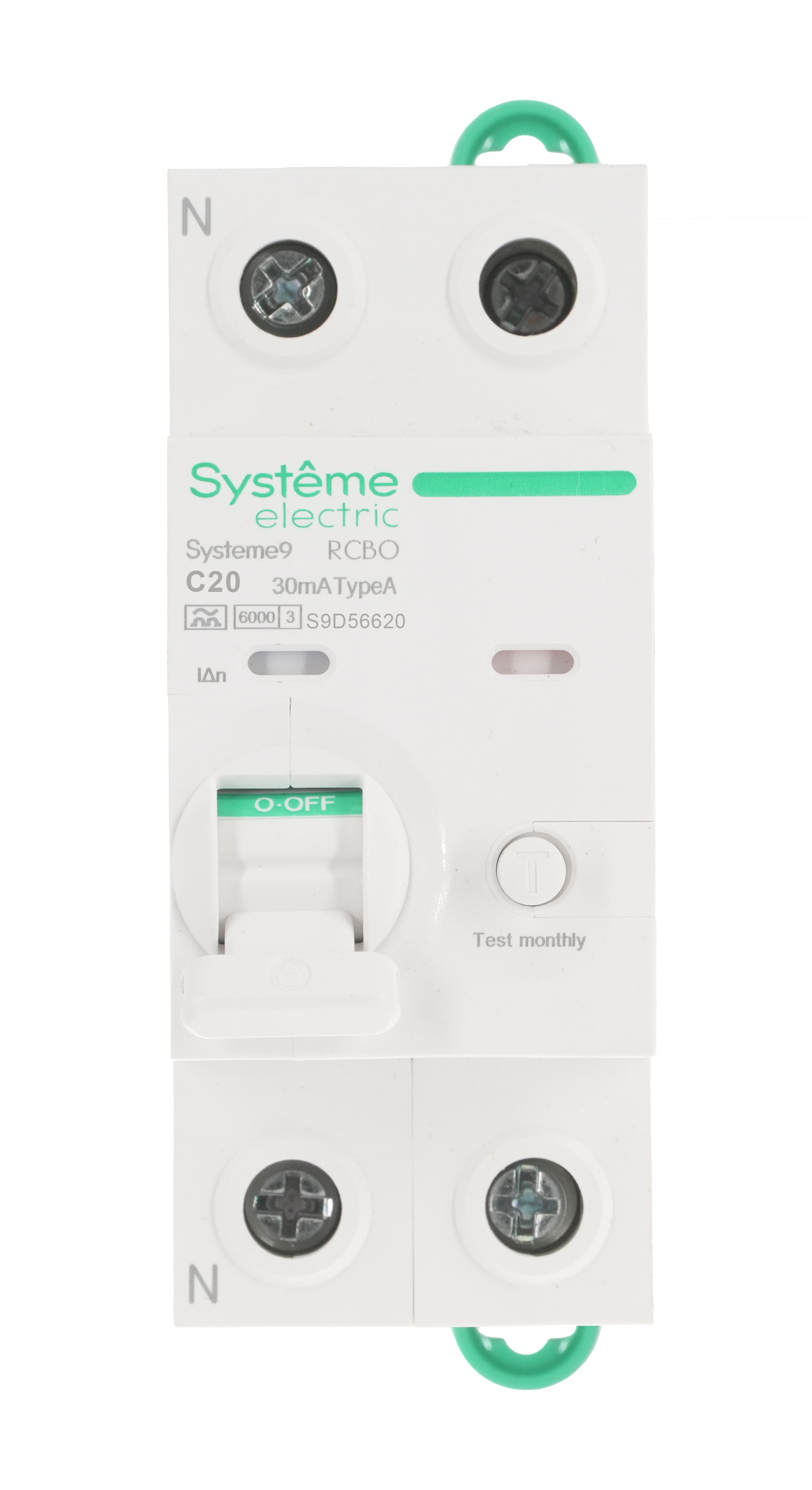 Systeme9 Авт. выкл. диф. тока (АВДТ) 1P+N C 20A 6kA 30мА Тип-A 230В